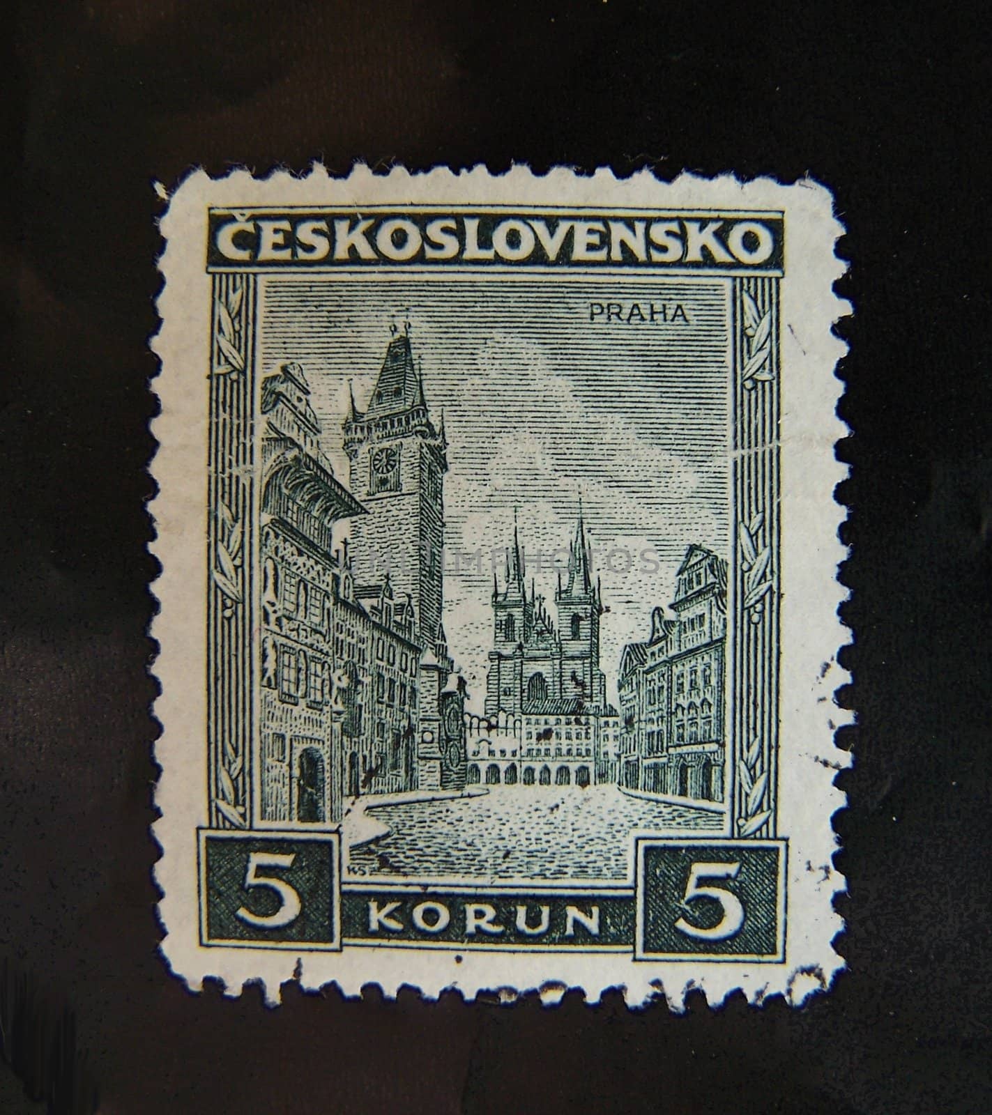 Prague stamp by paolo77