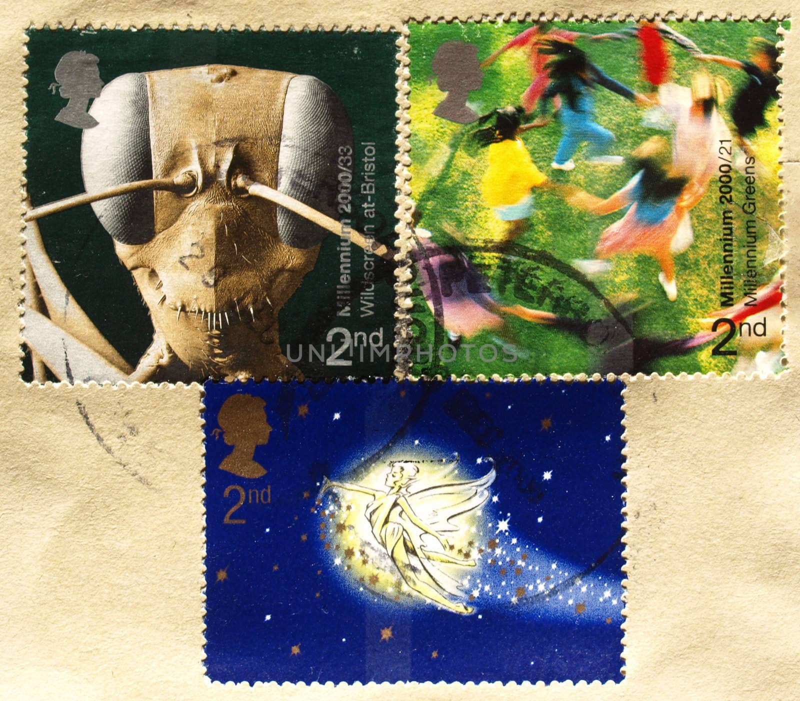 UK stamps by paolo77