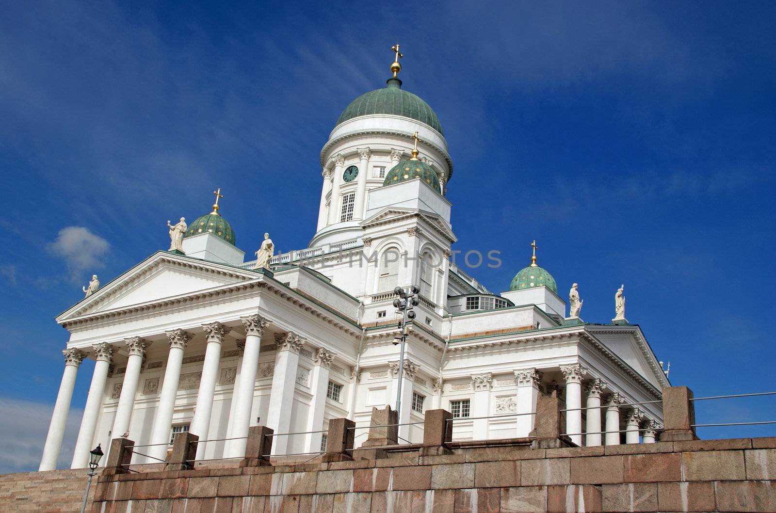 Helsinki Cathedral, the famous landmark in the capital of Finland.