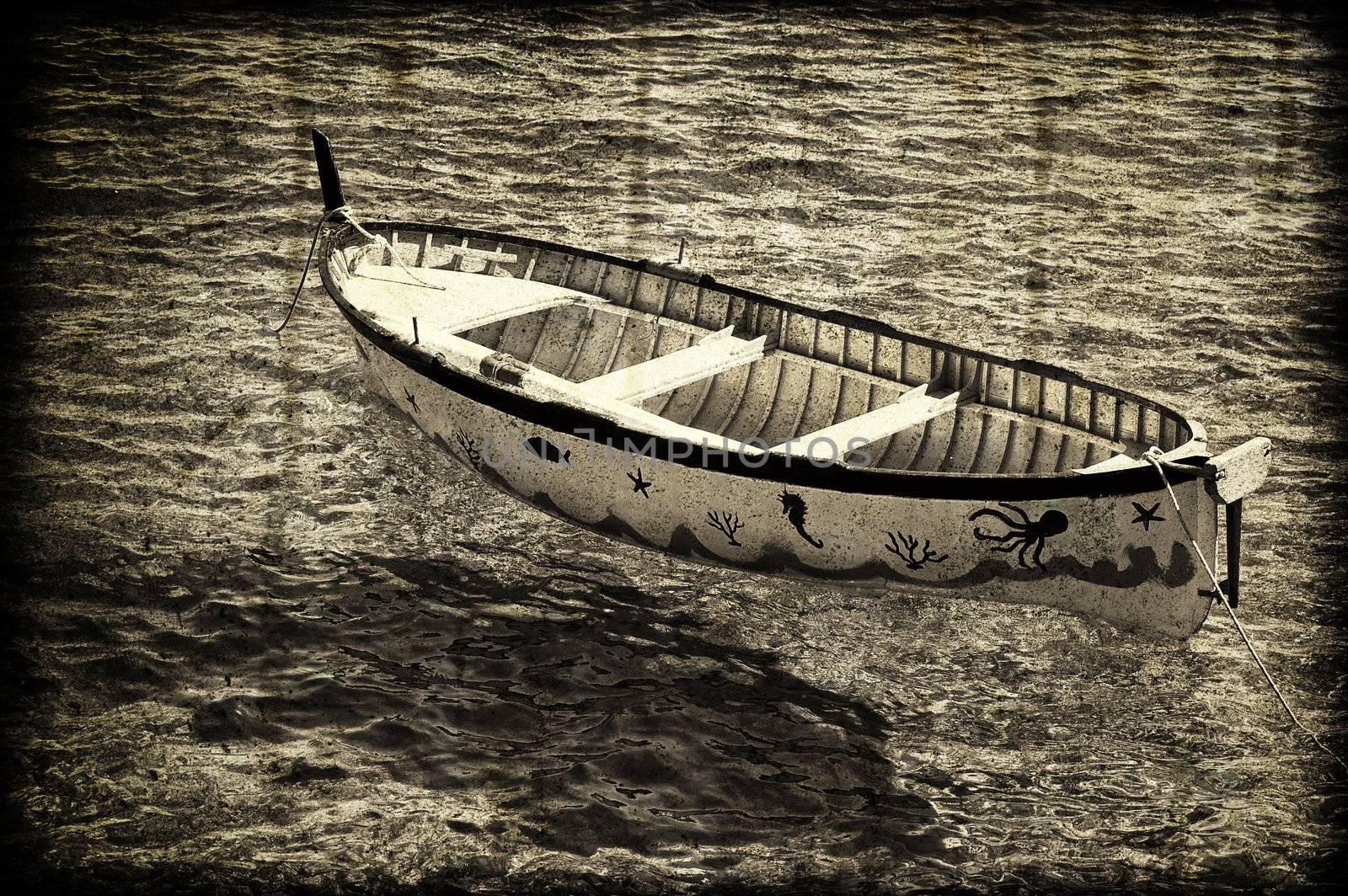 Old rowboat by cla78