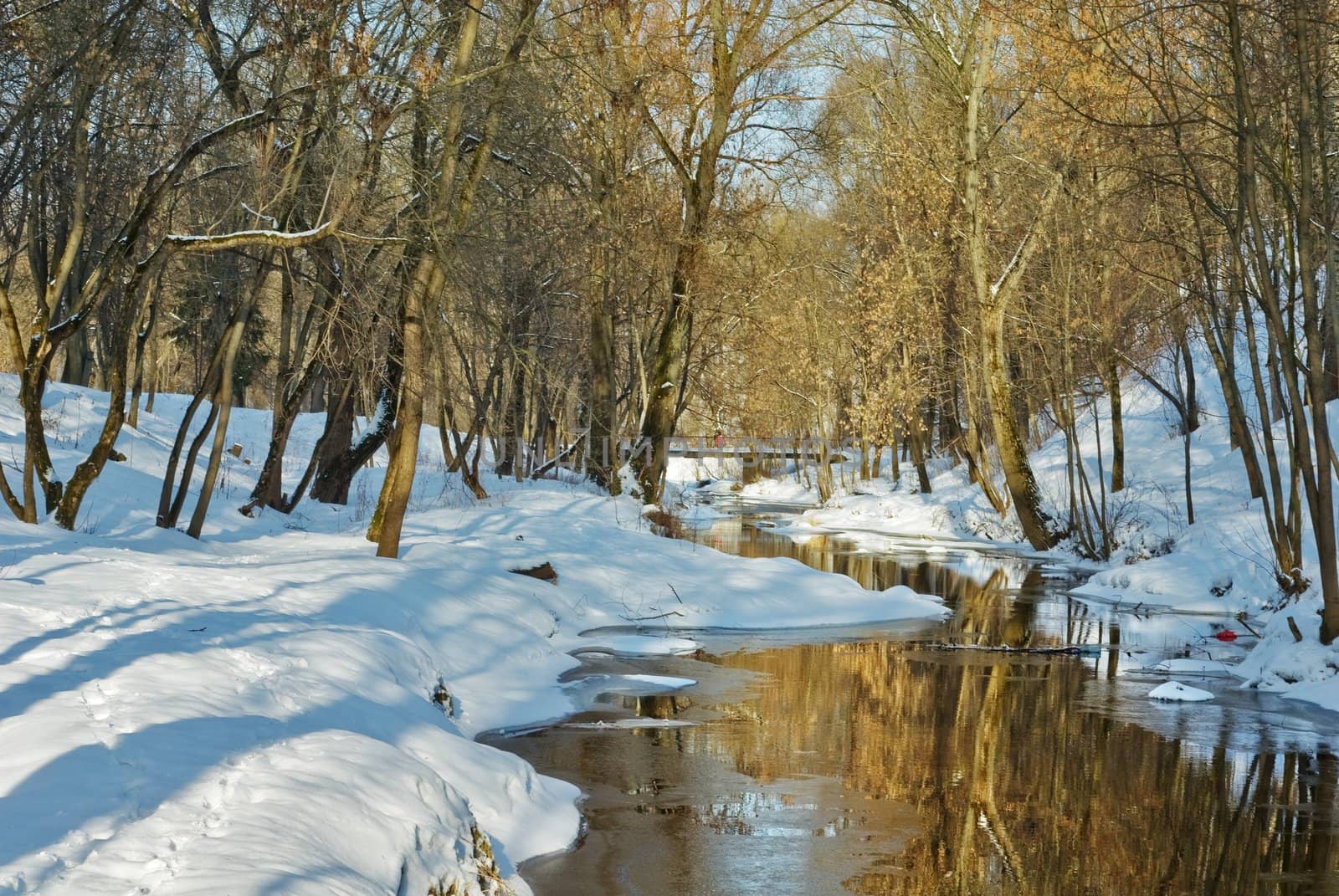 Vitebsk -  river Vitba, mart 2009