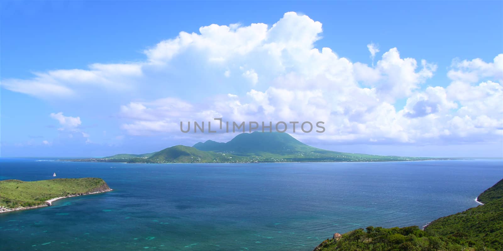 Caribbean island of Nevis by Wirepec