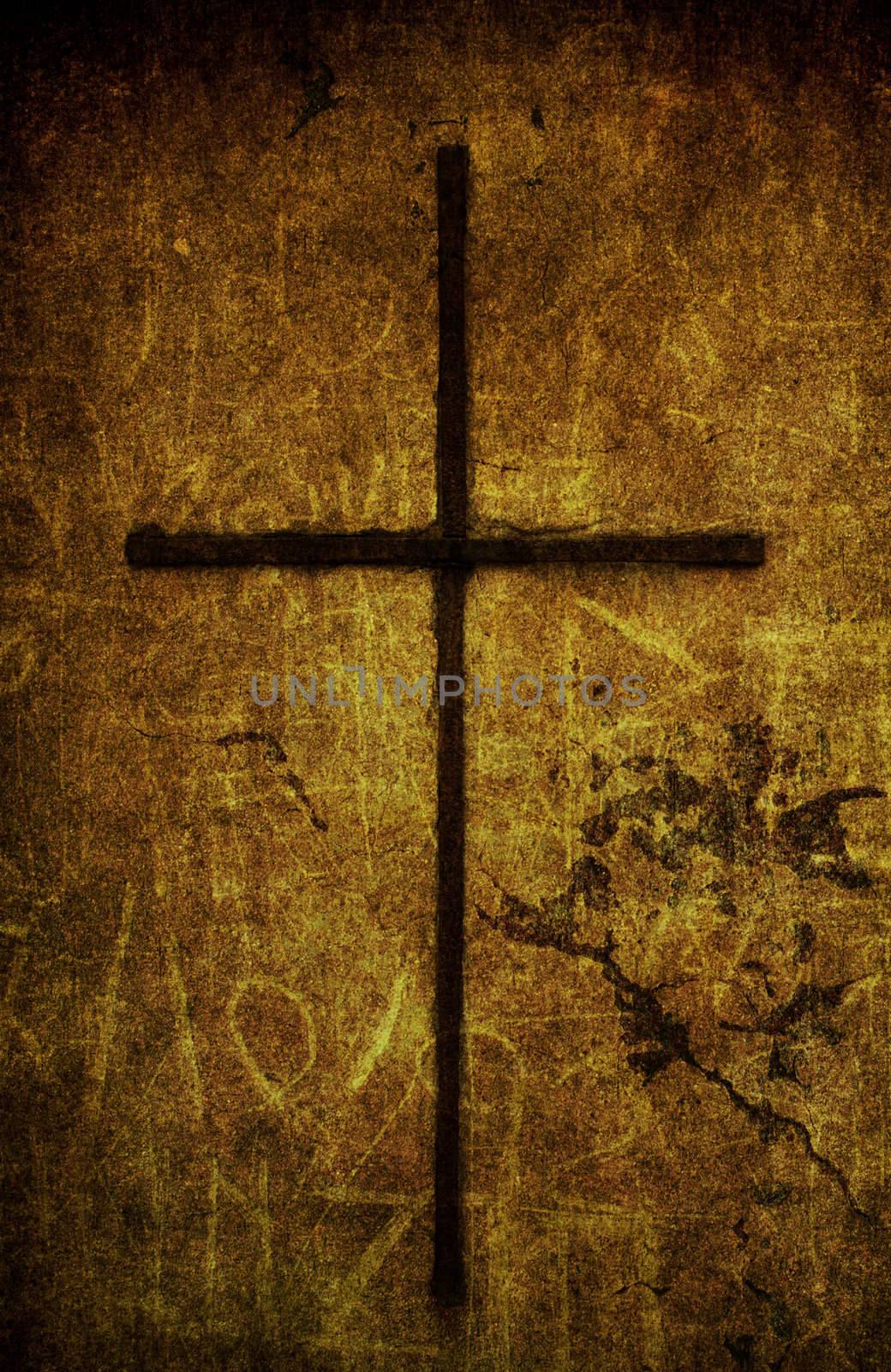 Grunge cross by cla78