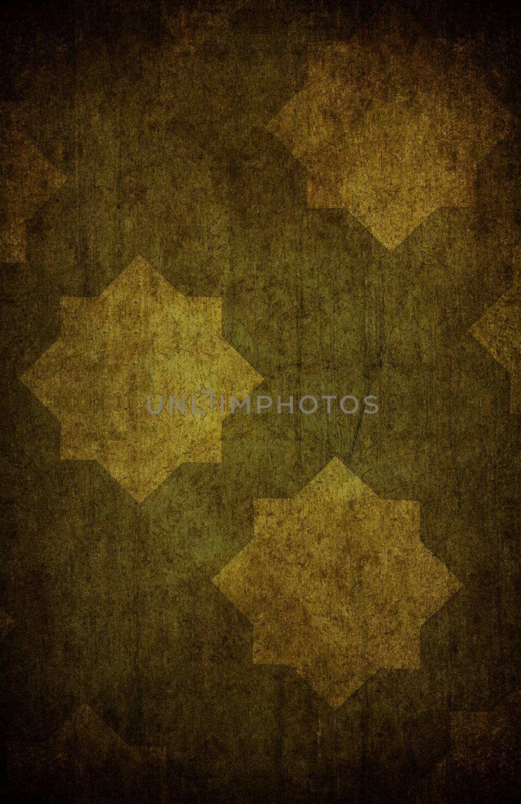 A cracked grunge concrete background with white stars