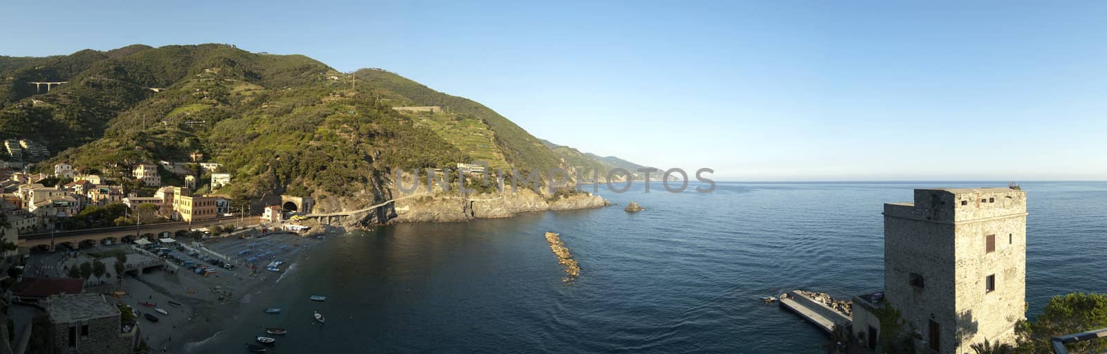 Monterosso village in Cinque Terre, north Italy