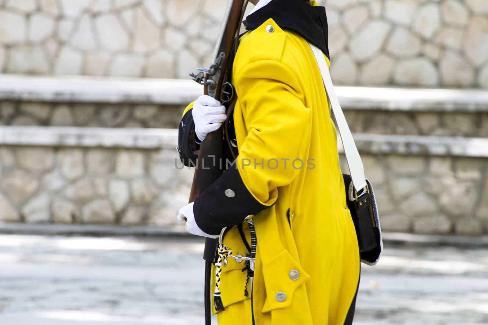 Royal Guardsman during the re-enactment of the War of Succession by FernandoCortes