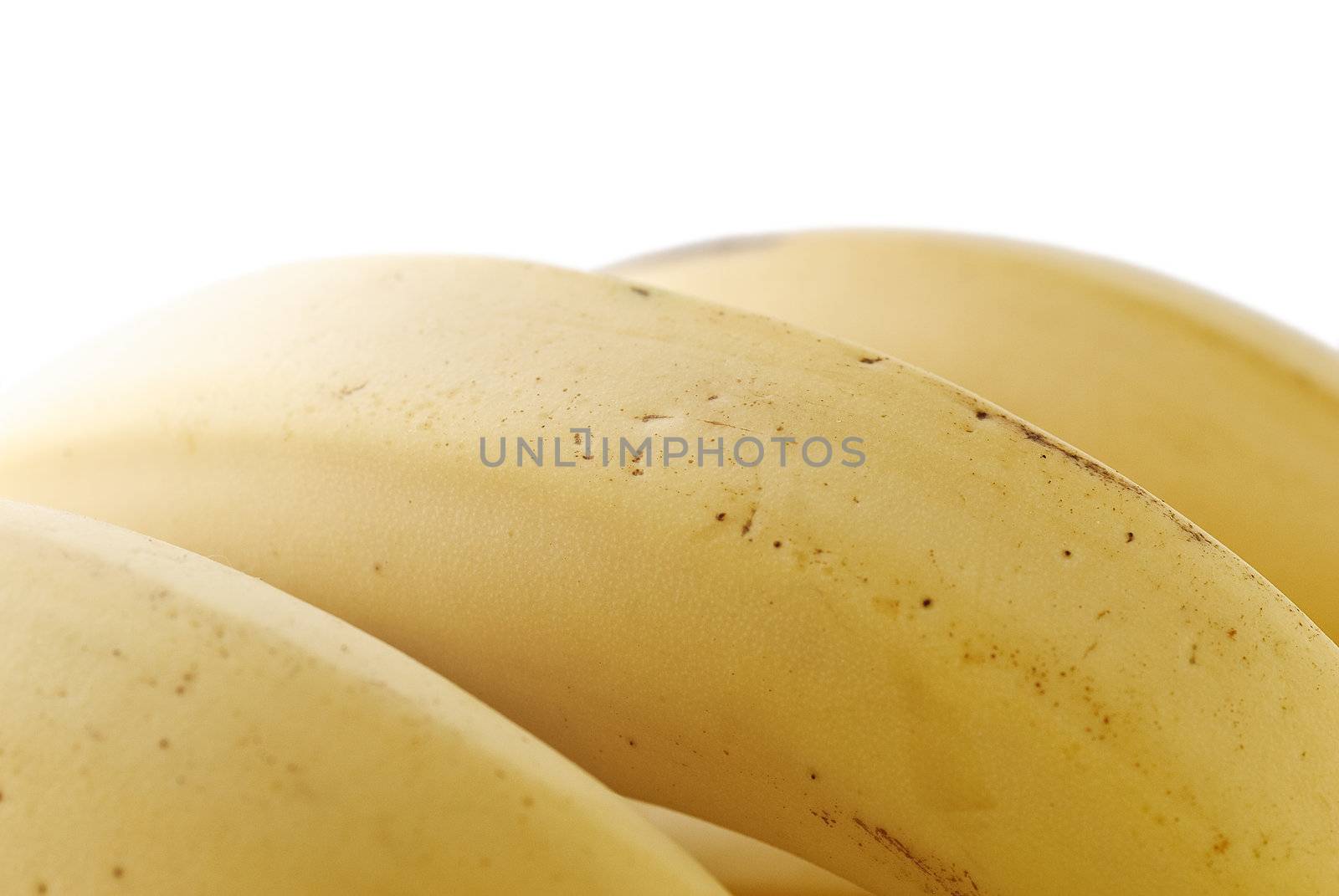 Abstract fruit texture background, banana closeup image.