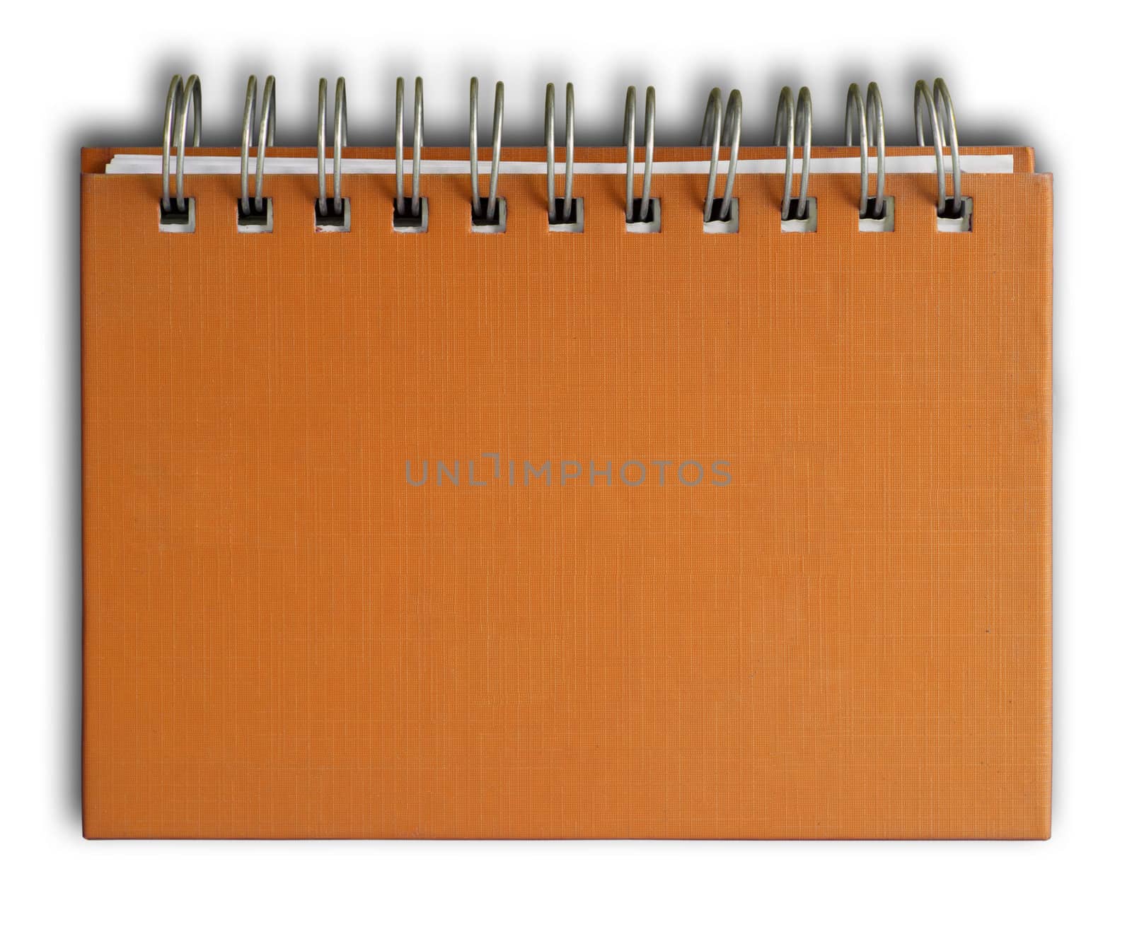 orange cover Note Book by nuttakit