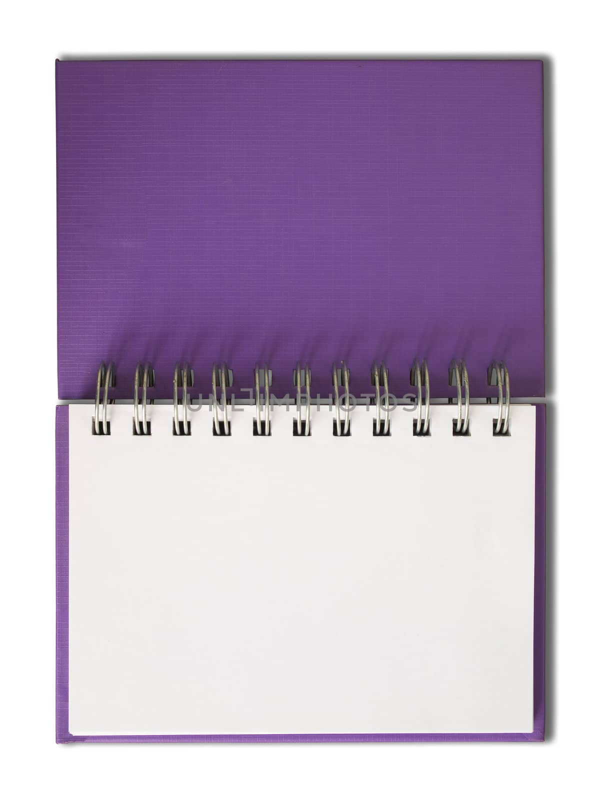 Notebook horizontal single blank page by nuttakit