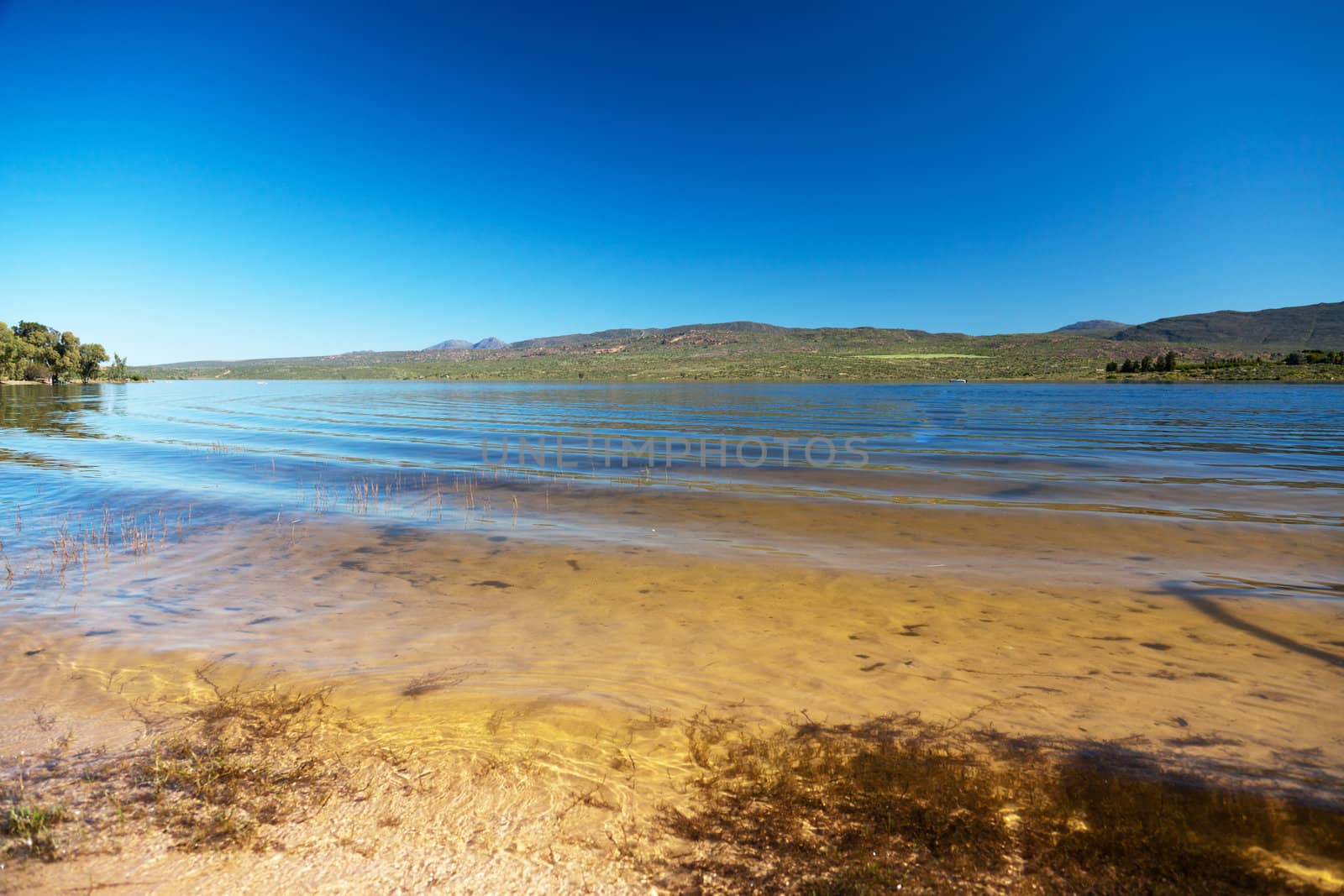 Lonely lake in South Africa - horizontal