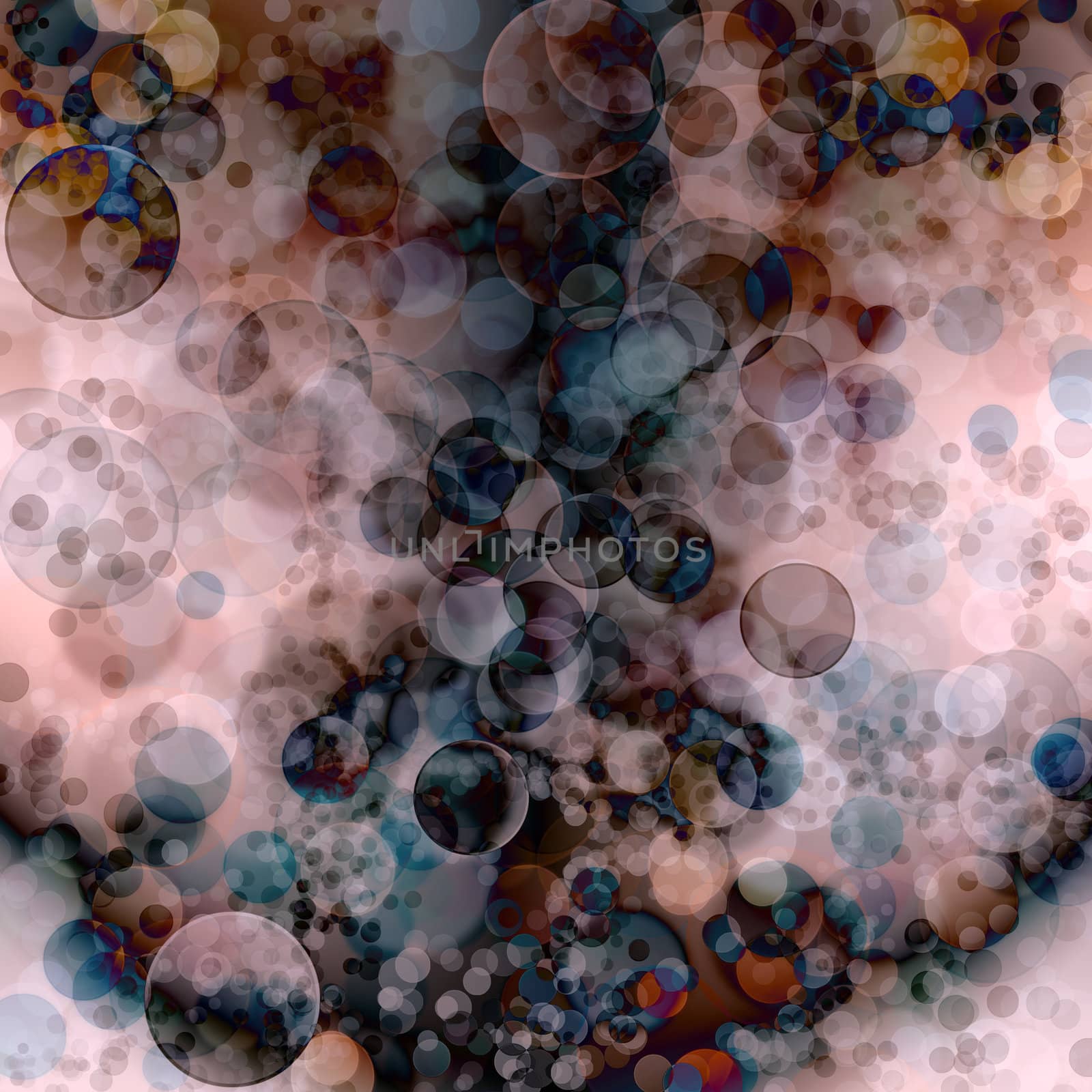 colorful bubbles background by Mibuch