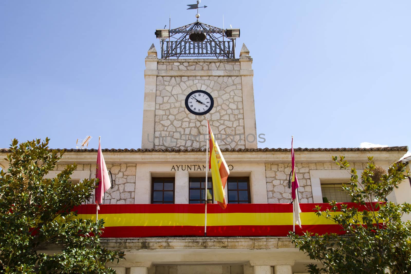 Typical facade of City Hall, Spain