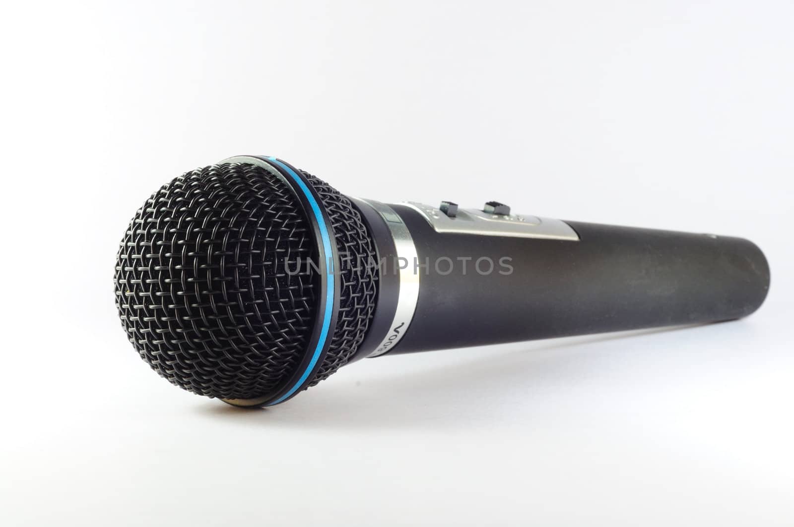 black microphone