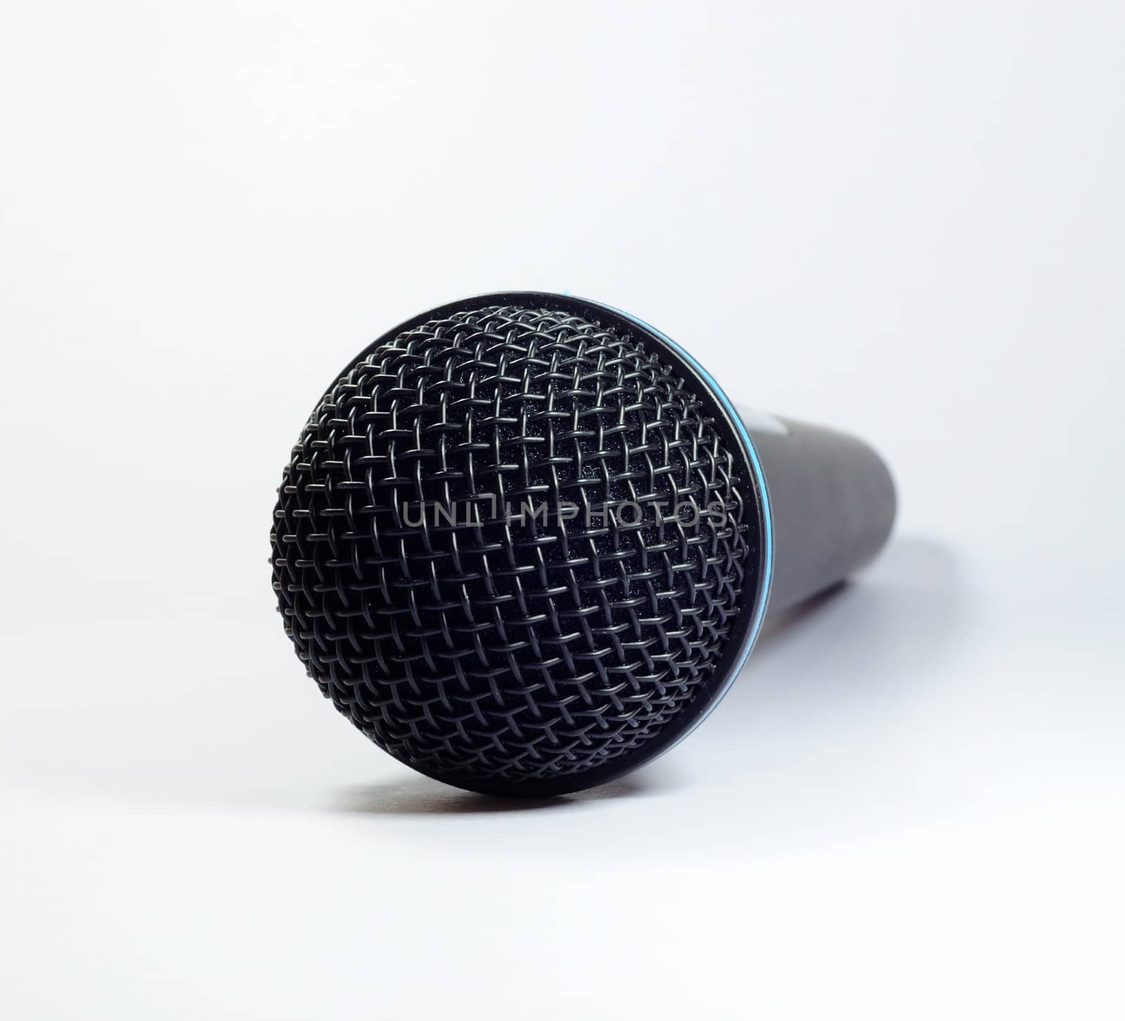 black microphone