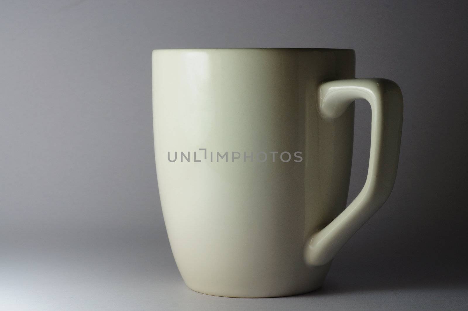 white ceramic cup