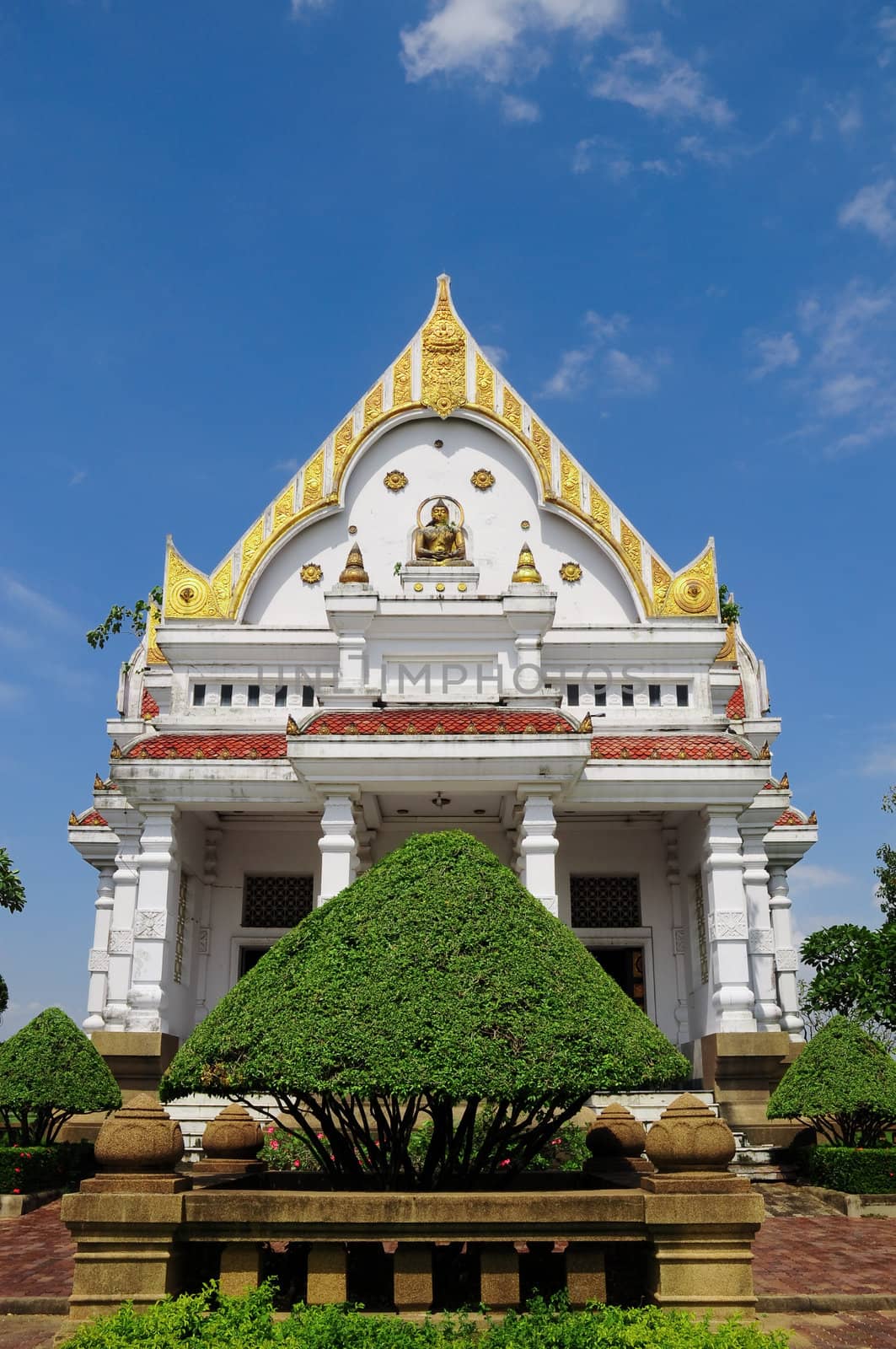 Tripitaka library, Nakhonpathom, thailand by ekawatchaow