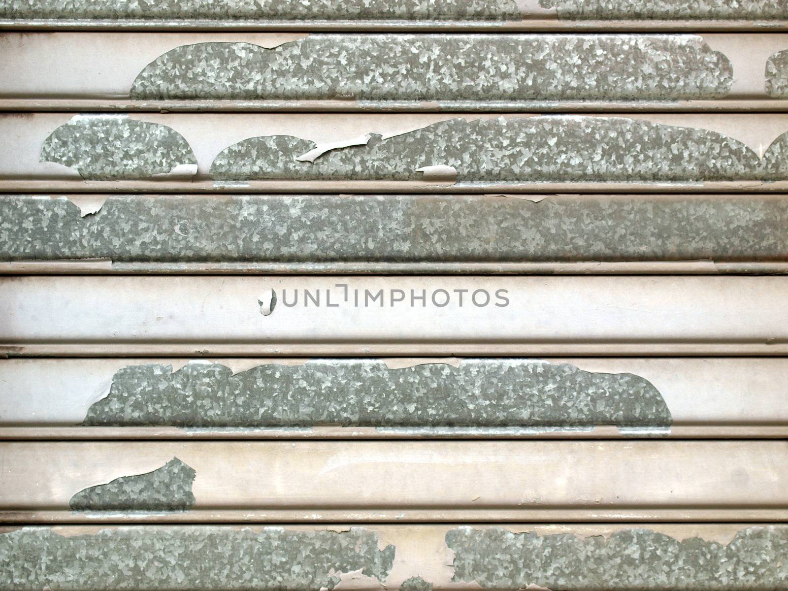 Corrugated steel sheet useful as a background