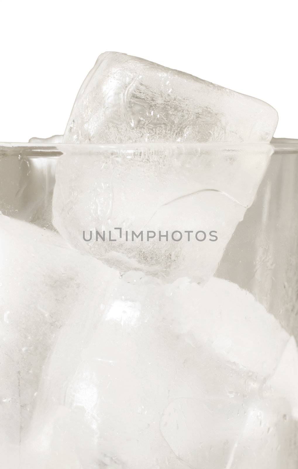 Glass with ice by Koufax73