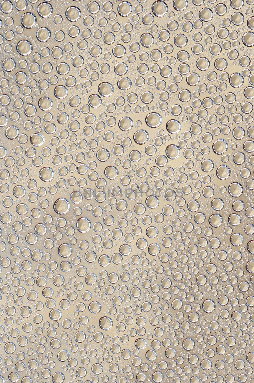 Abstract macro - close-up of the water drops