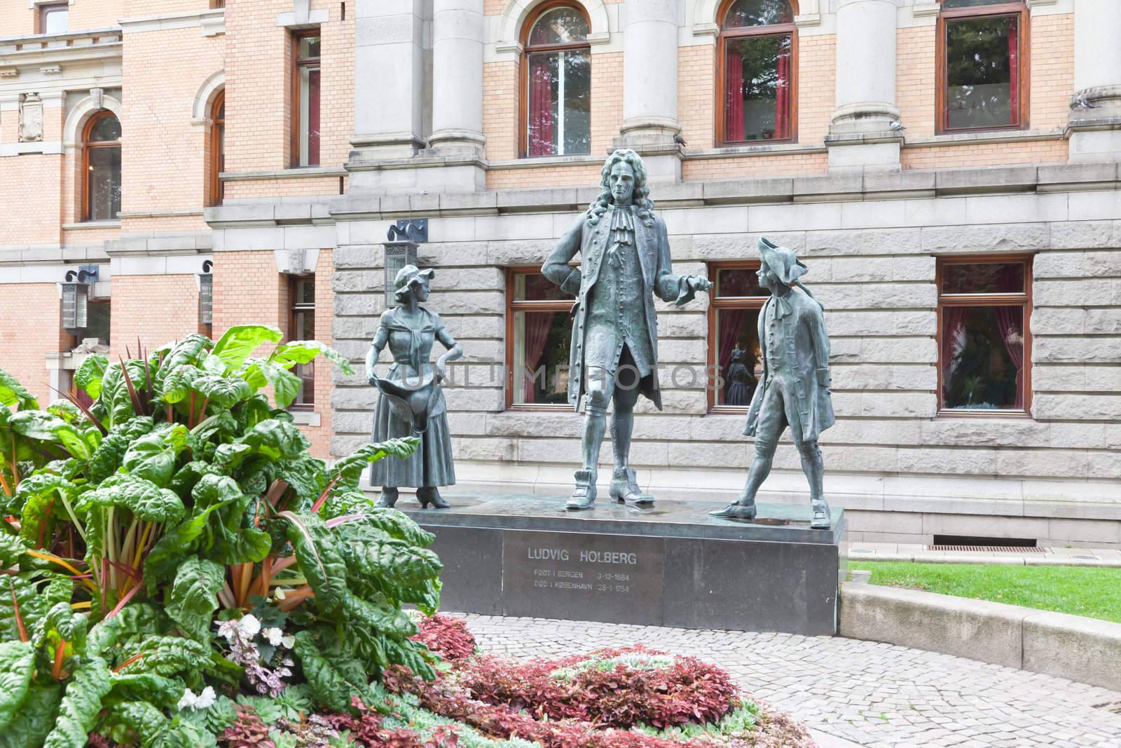 The National Theater in central Oslo, Norway. 