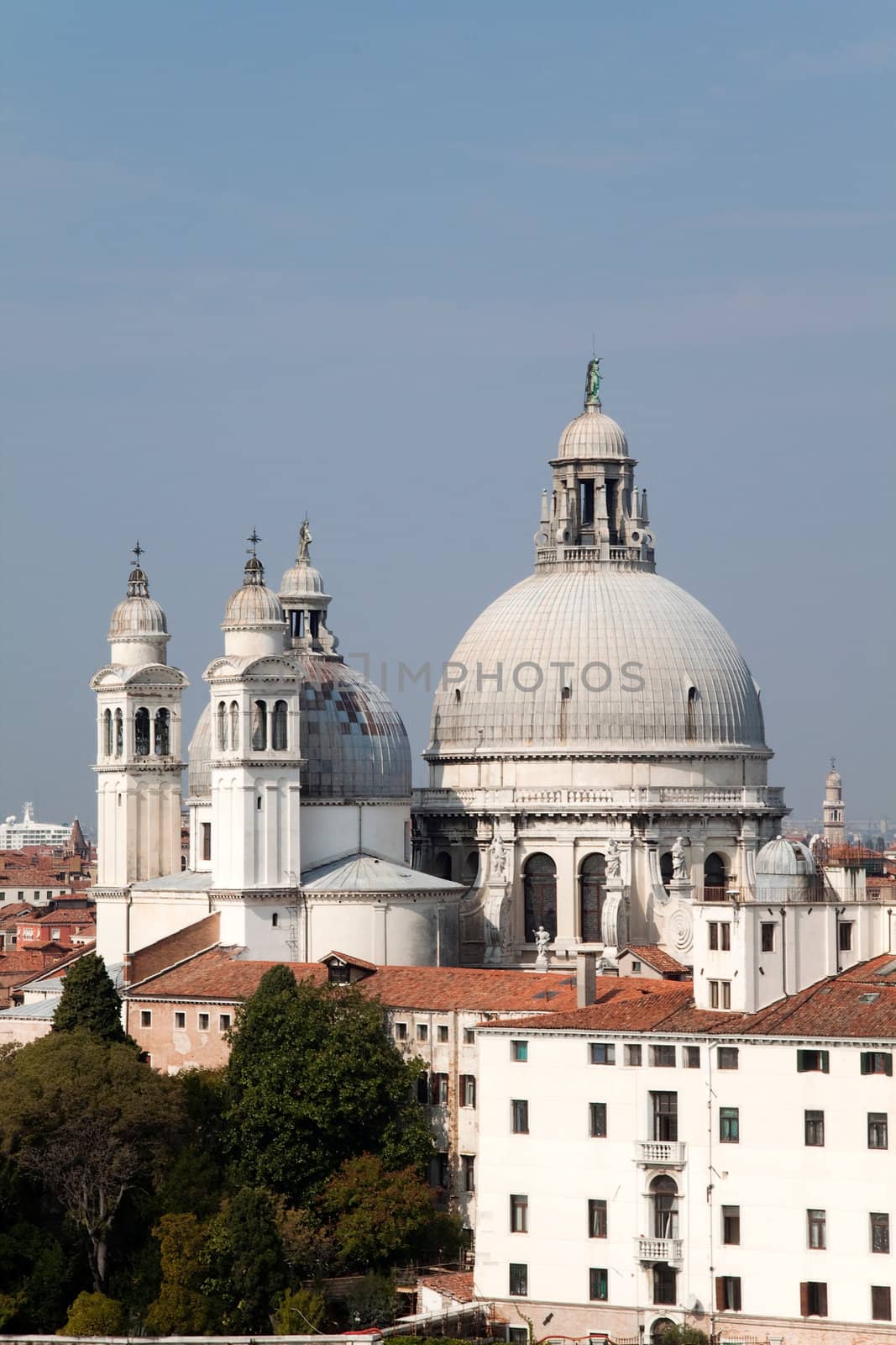 The Basilica of Santa Maria della Salute in Venice, Italy