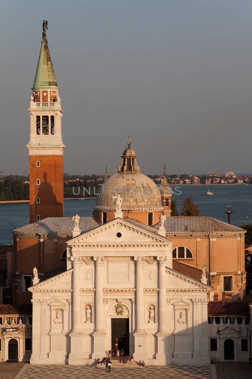 The Basilica of San Giorgio Maggiore which is on its own island in Venice, Italy