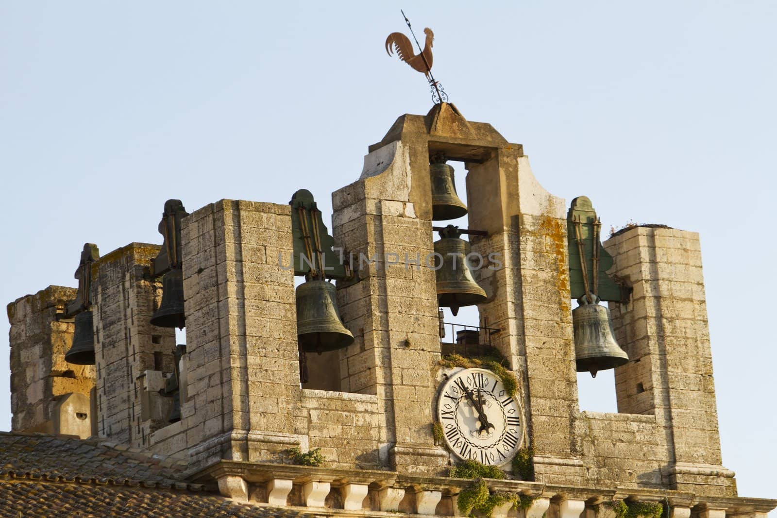 View of  the historical Church of Se located on the city of Faro, Portugal.