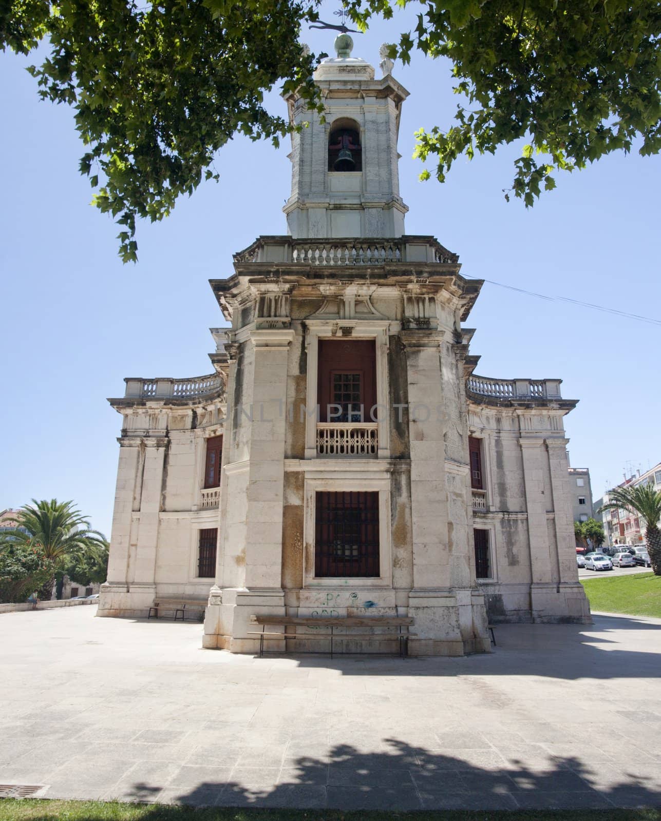 View of the Church of Memory, located on Lisbon, Portugal.