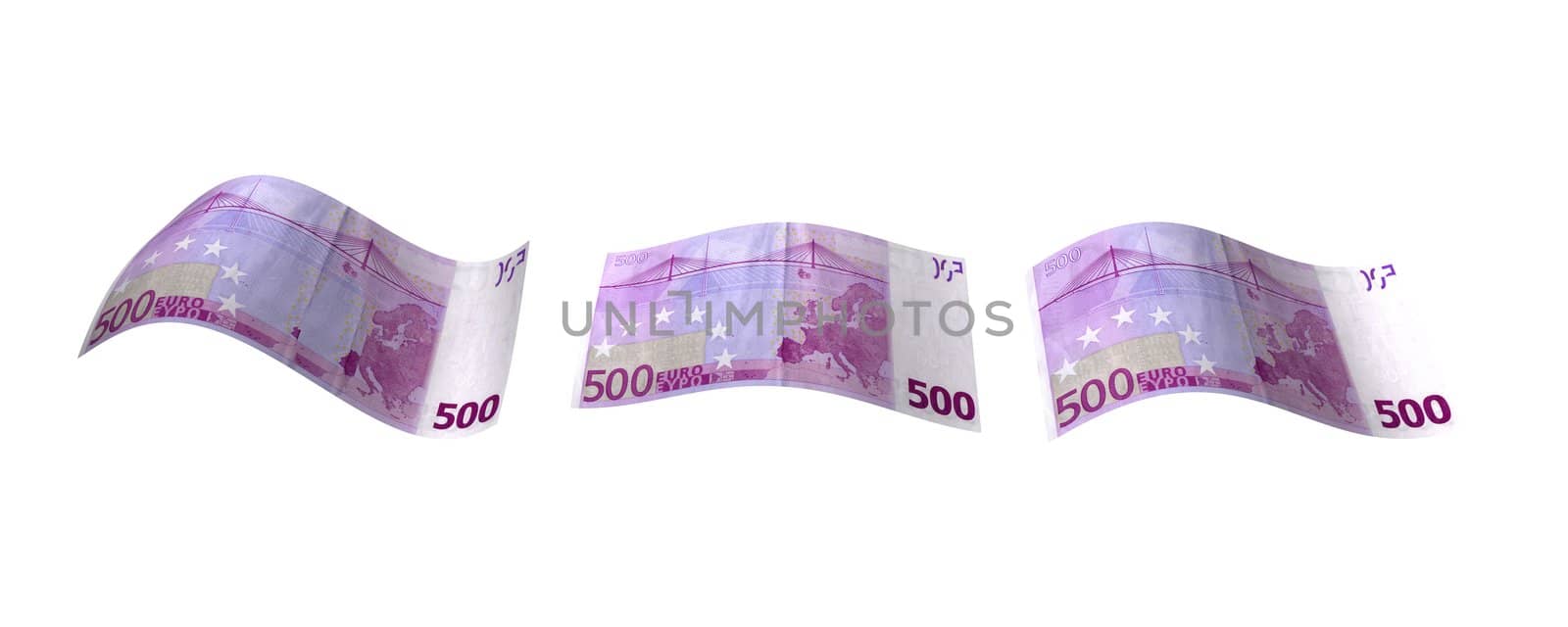 Flying Euro Notes
 by Spectral