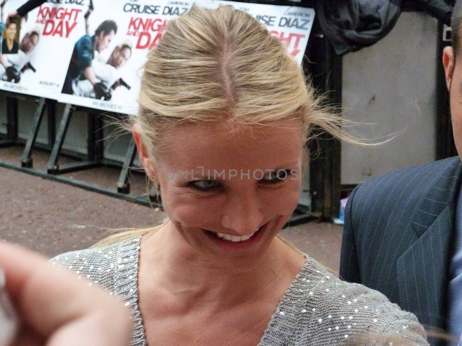 LONDON - July 22: Cameron Diaz at the Knight And Day Premiere July 22nd, 2010 in Leicester Square London, England.