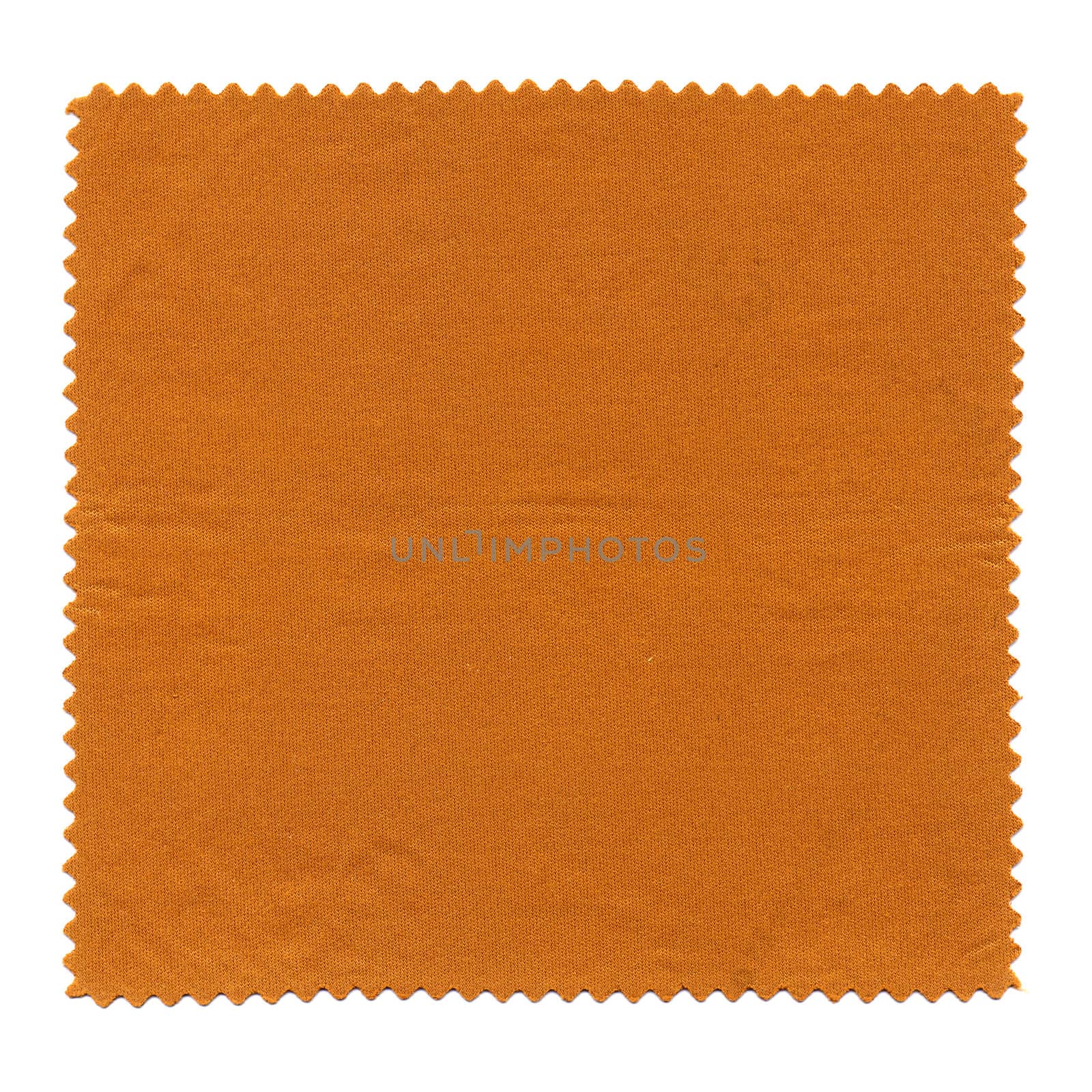 A fabric sample isolated over white background