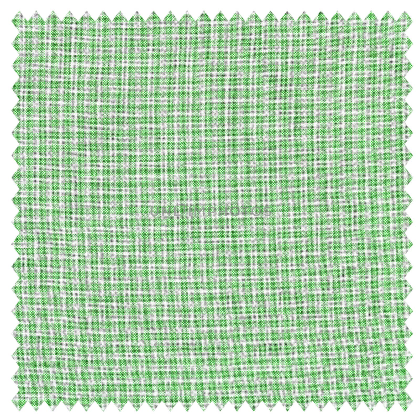 A fabric sample isolated over white background