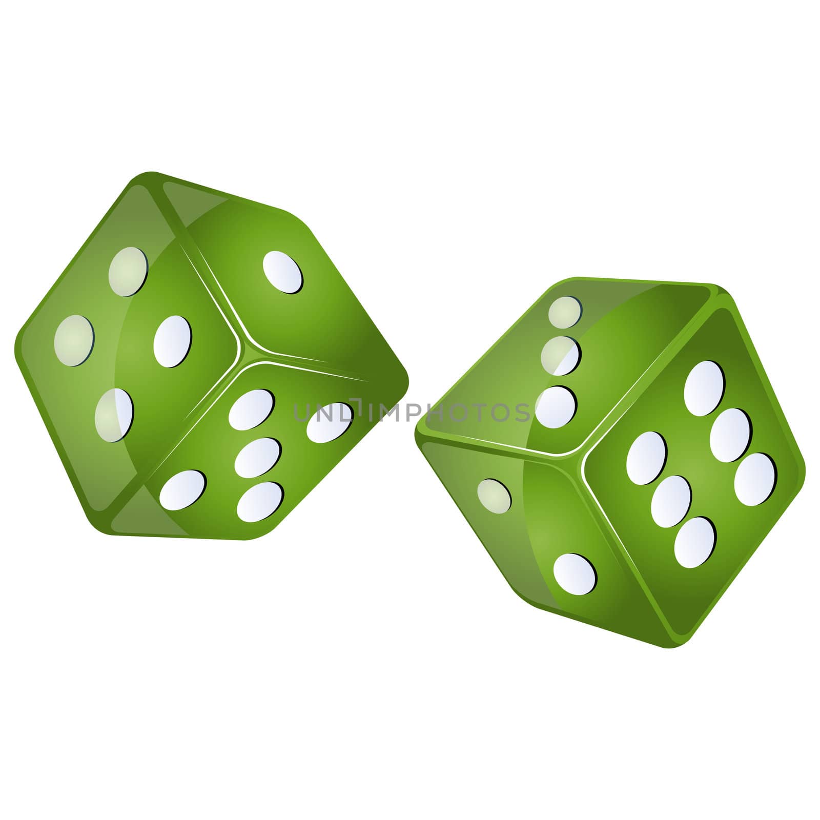 green dices by Lirch