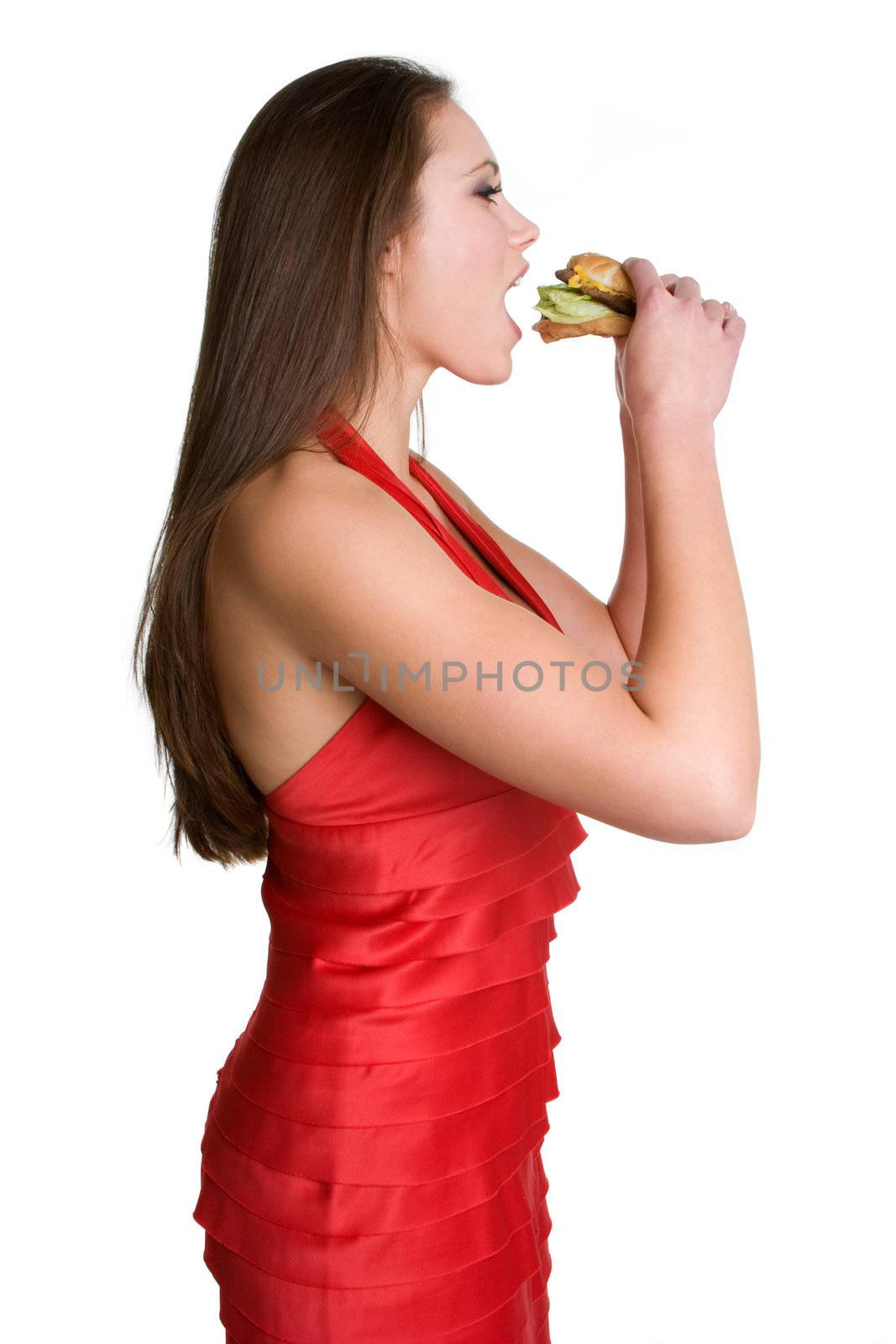 Burger Woman by keeweeboy