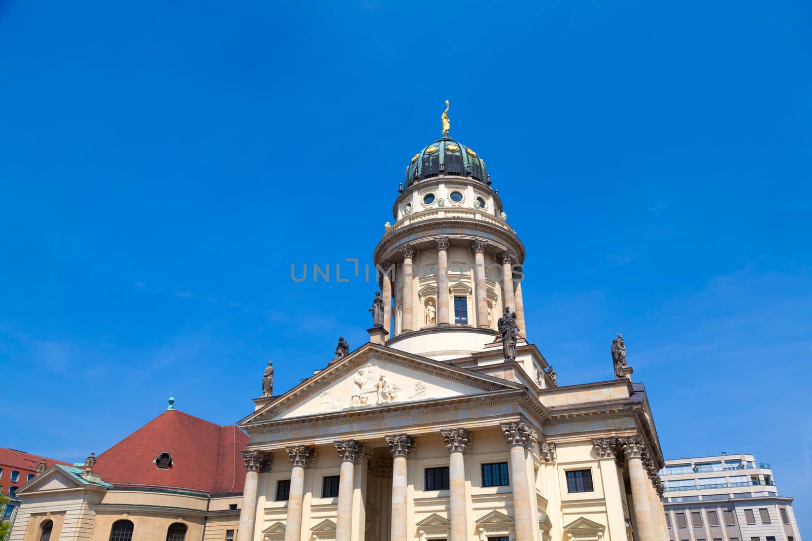 The French Church of Friedrichstadt, Gendarmenmarkt, Berlin, Germany.