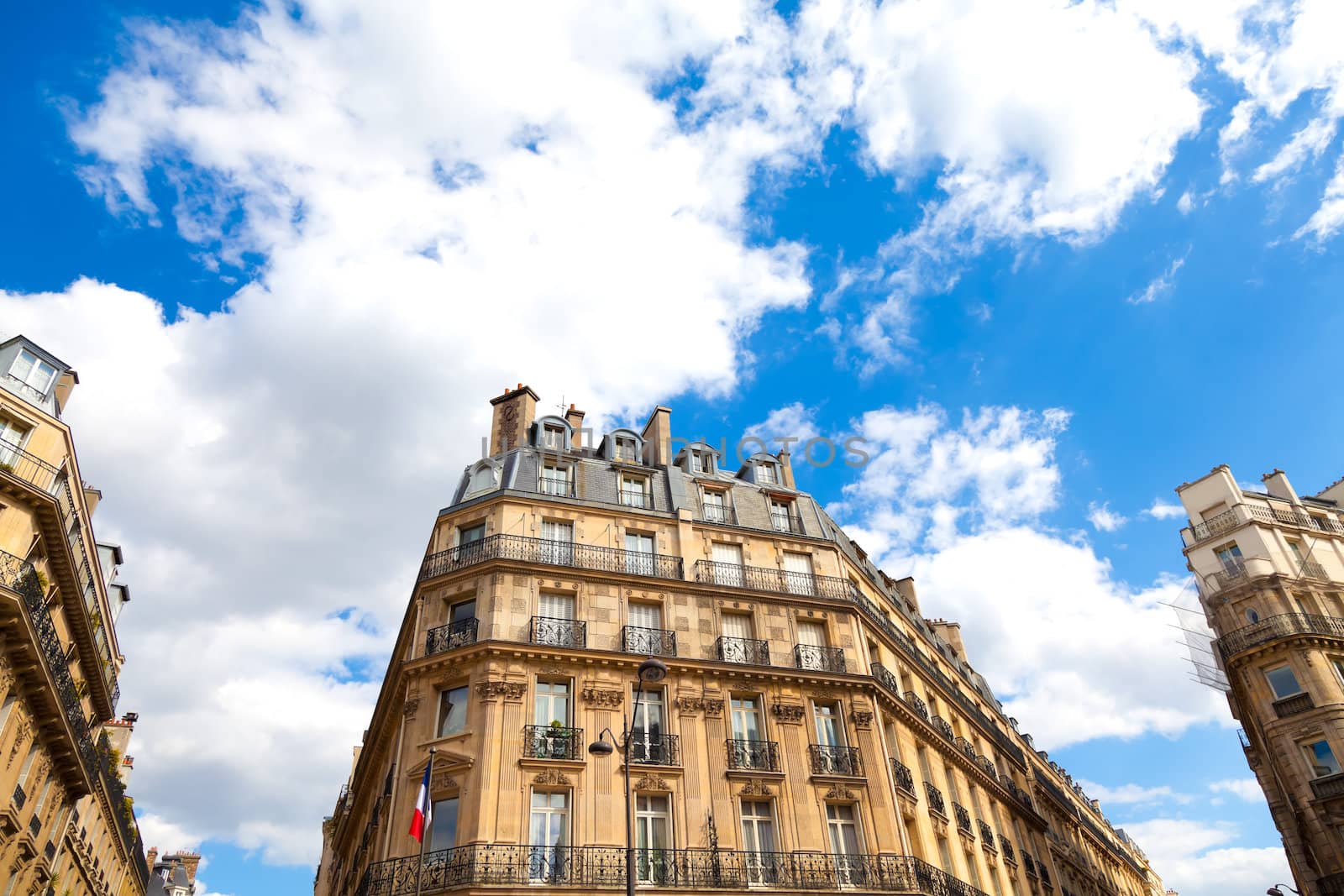 Typical Houses in Downtown Paris