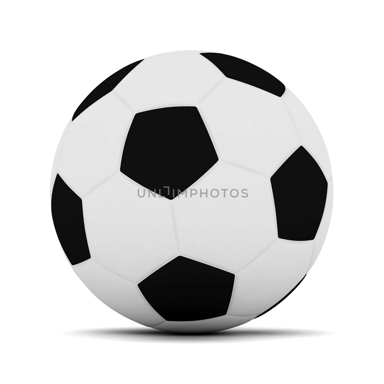 Picture a soccer ball on white background
