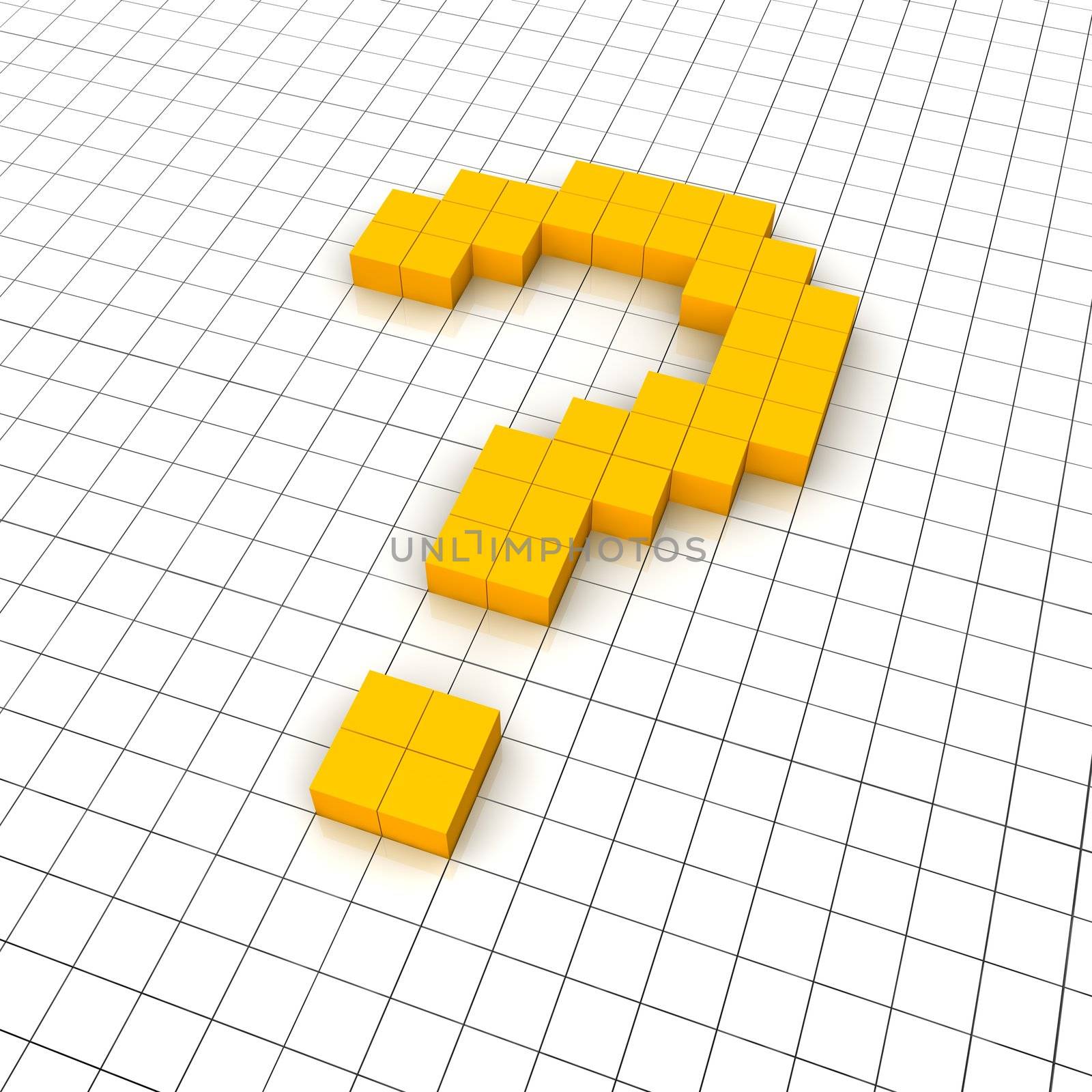 3d question mark  by skvoor