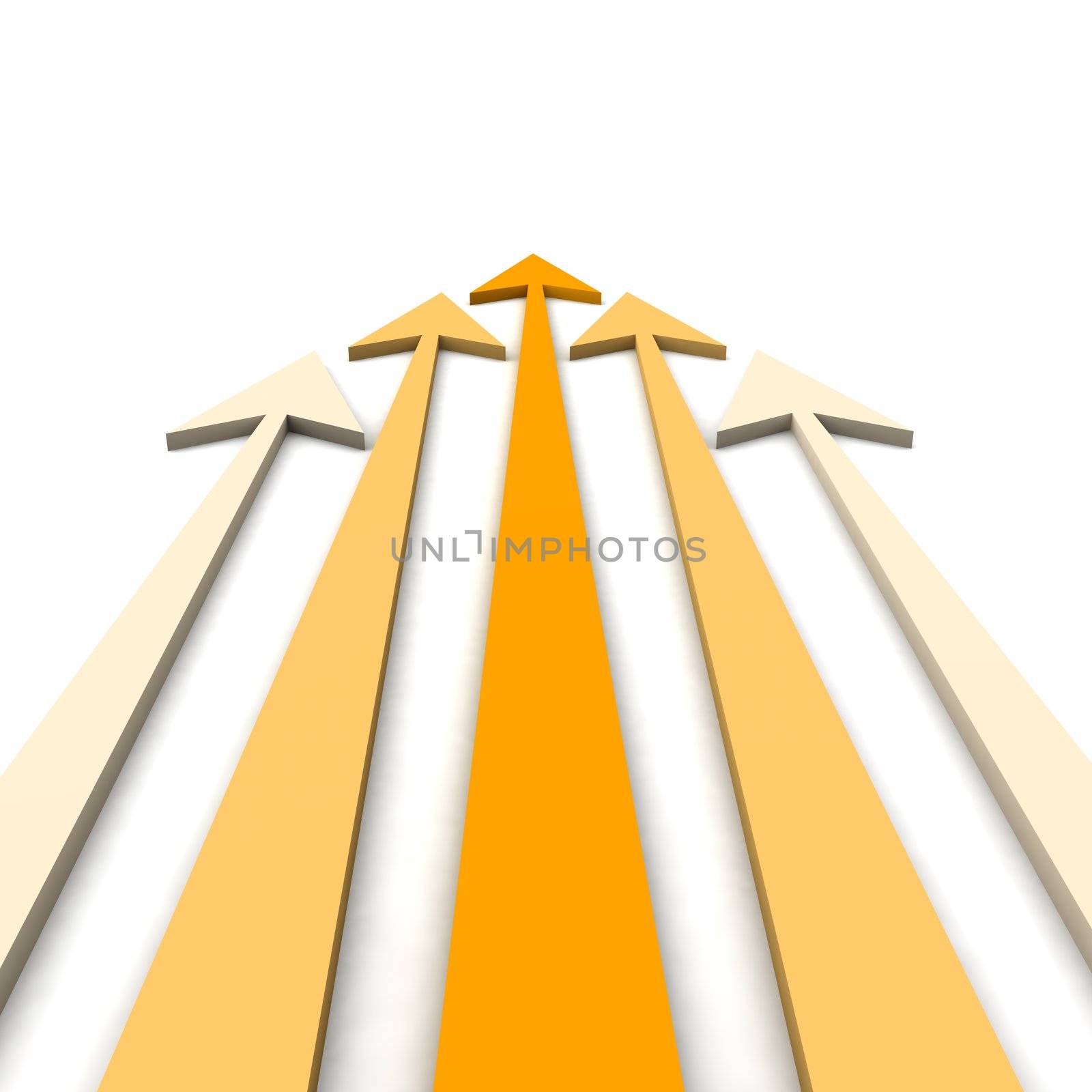 Orange arrows by skvoor