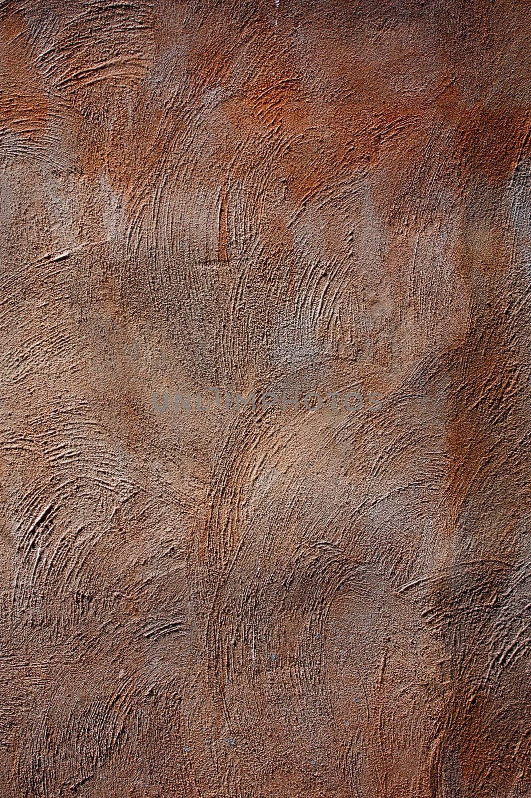 Orange Old Wall Background by nuttakit