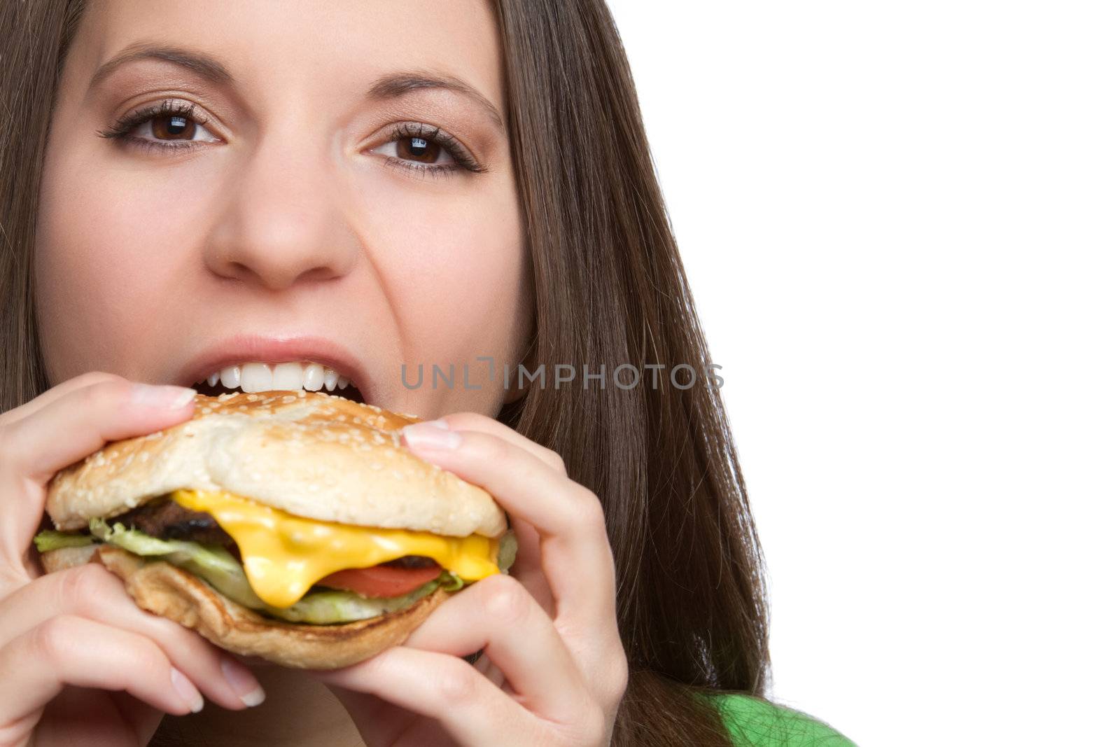 Hamburger Girl by keeweeboy
