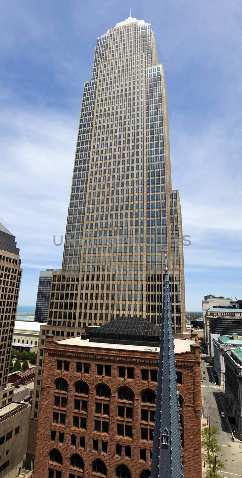 Tallest in Cleveland - vertical panorama by benkrut