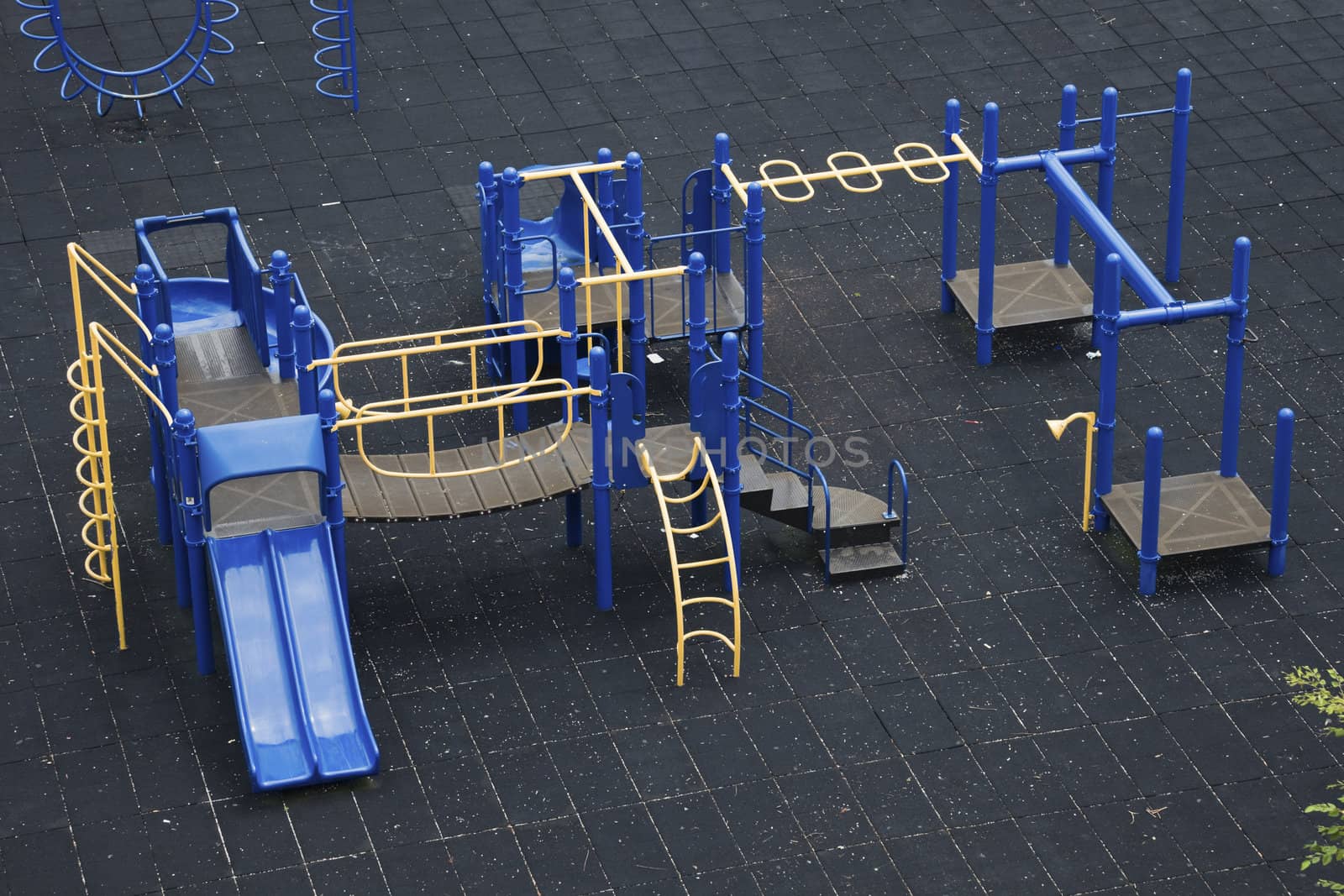 Aerial view of playground by benkrut