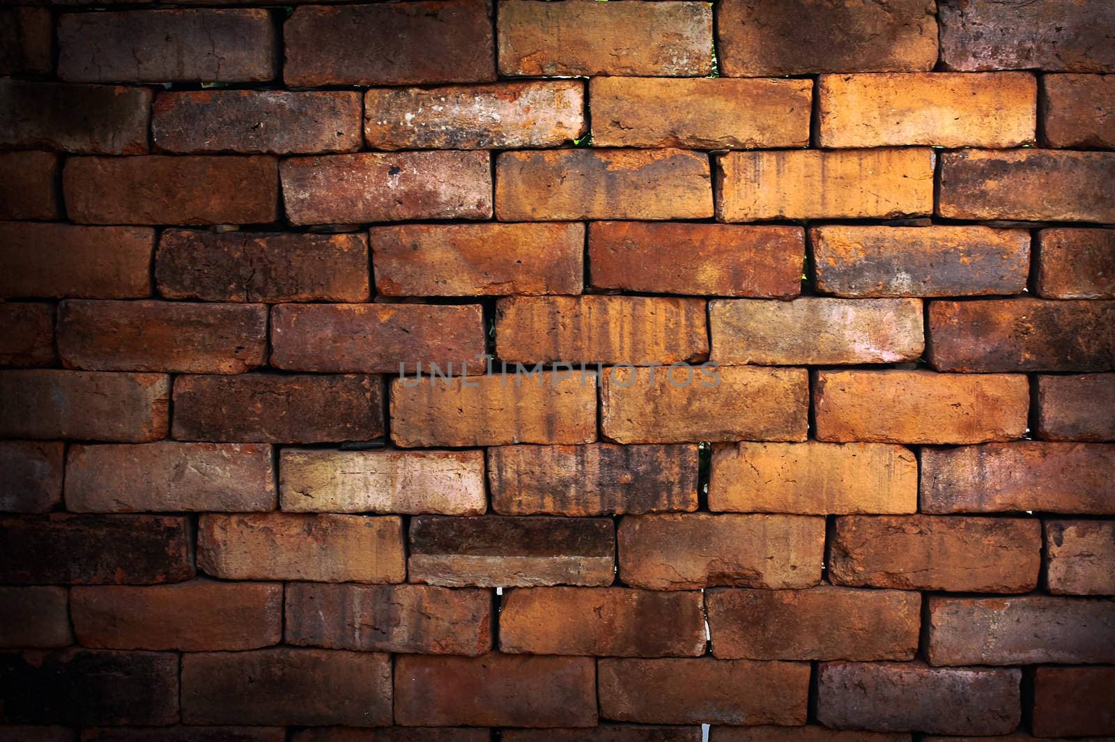 grunge big rectangle brick wall background