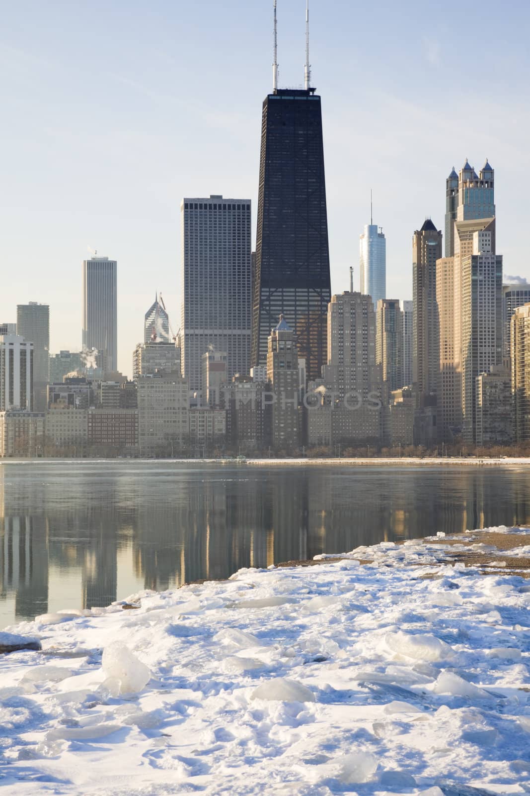 Winter morning in Chicago, IL.