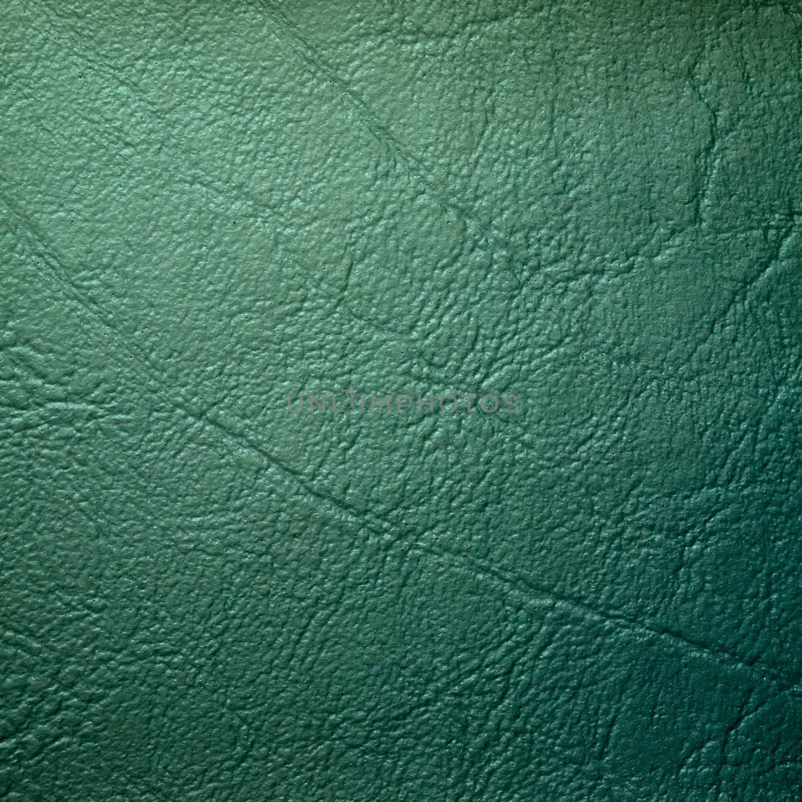 Green Leatherette Background by nuttakit