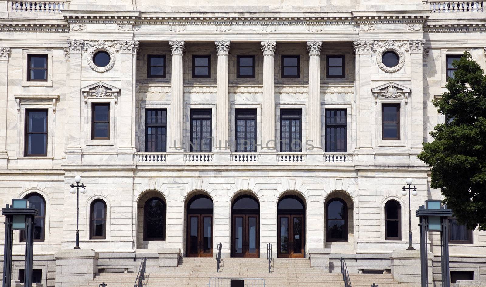 Facade of State Capitol in St. Paul, Minnesota  by benkrut