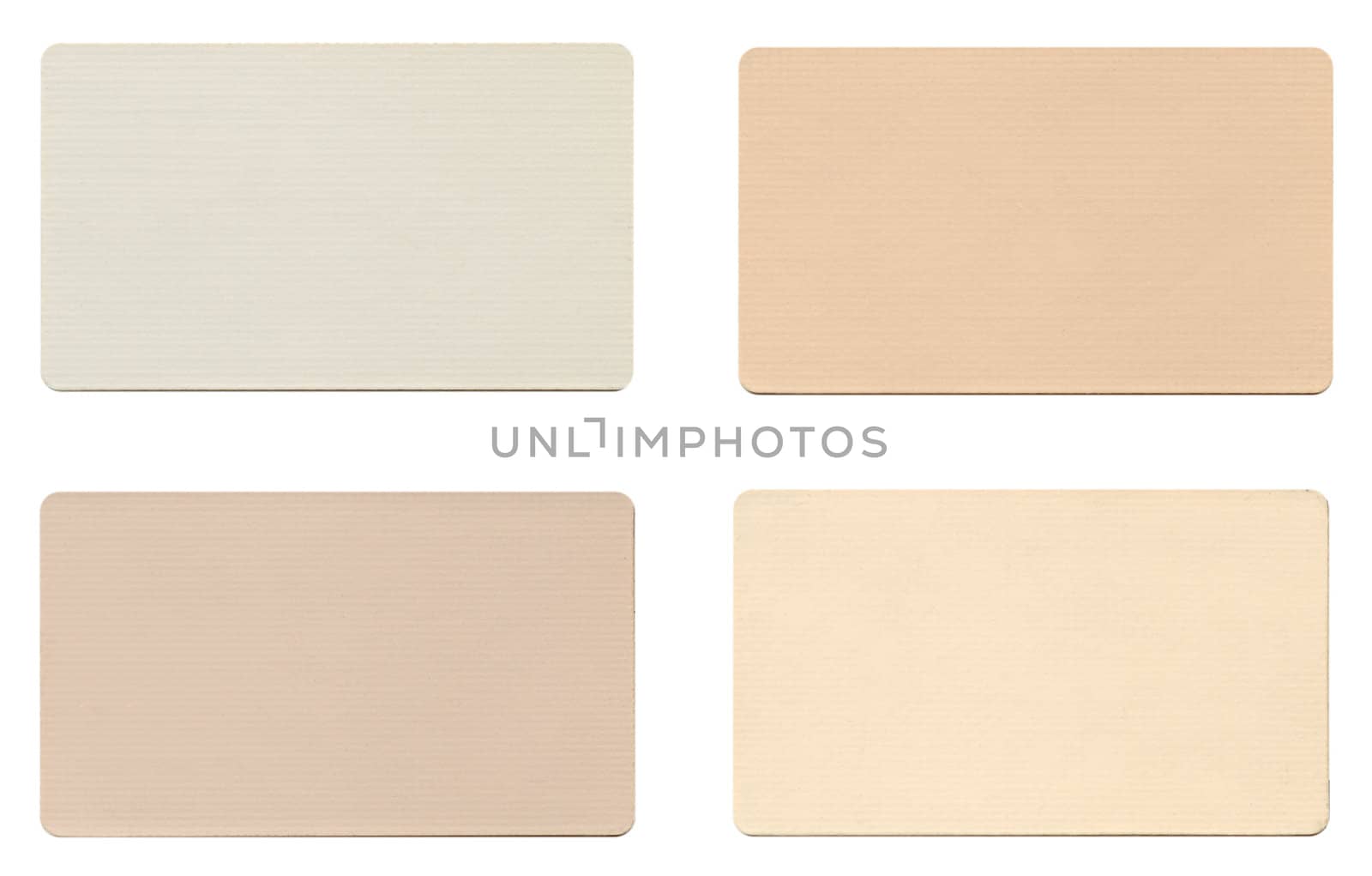 Colour fabric paint samples isolated over white
