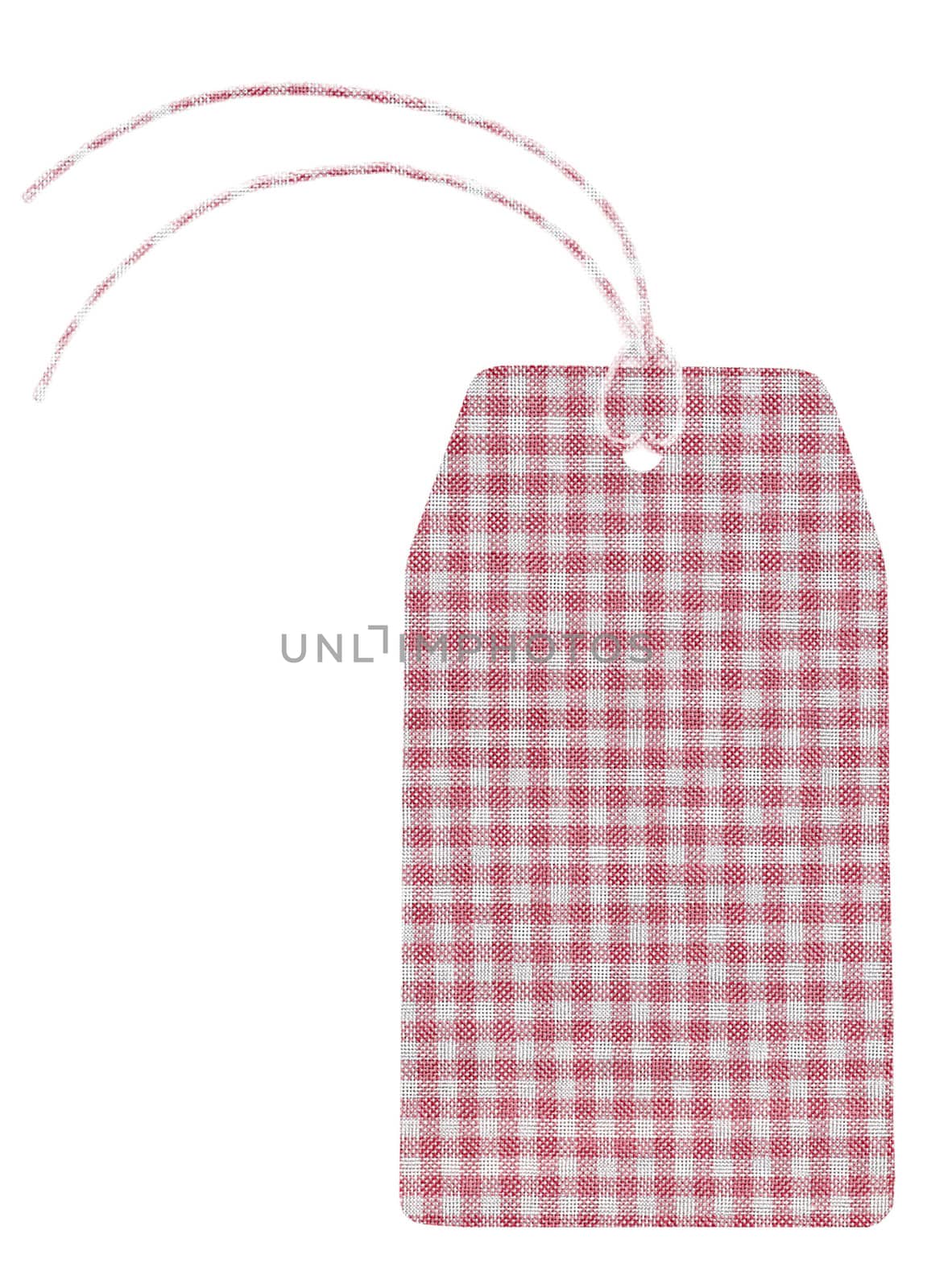 A paper tag or label or sticker