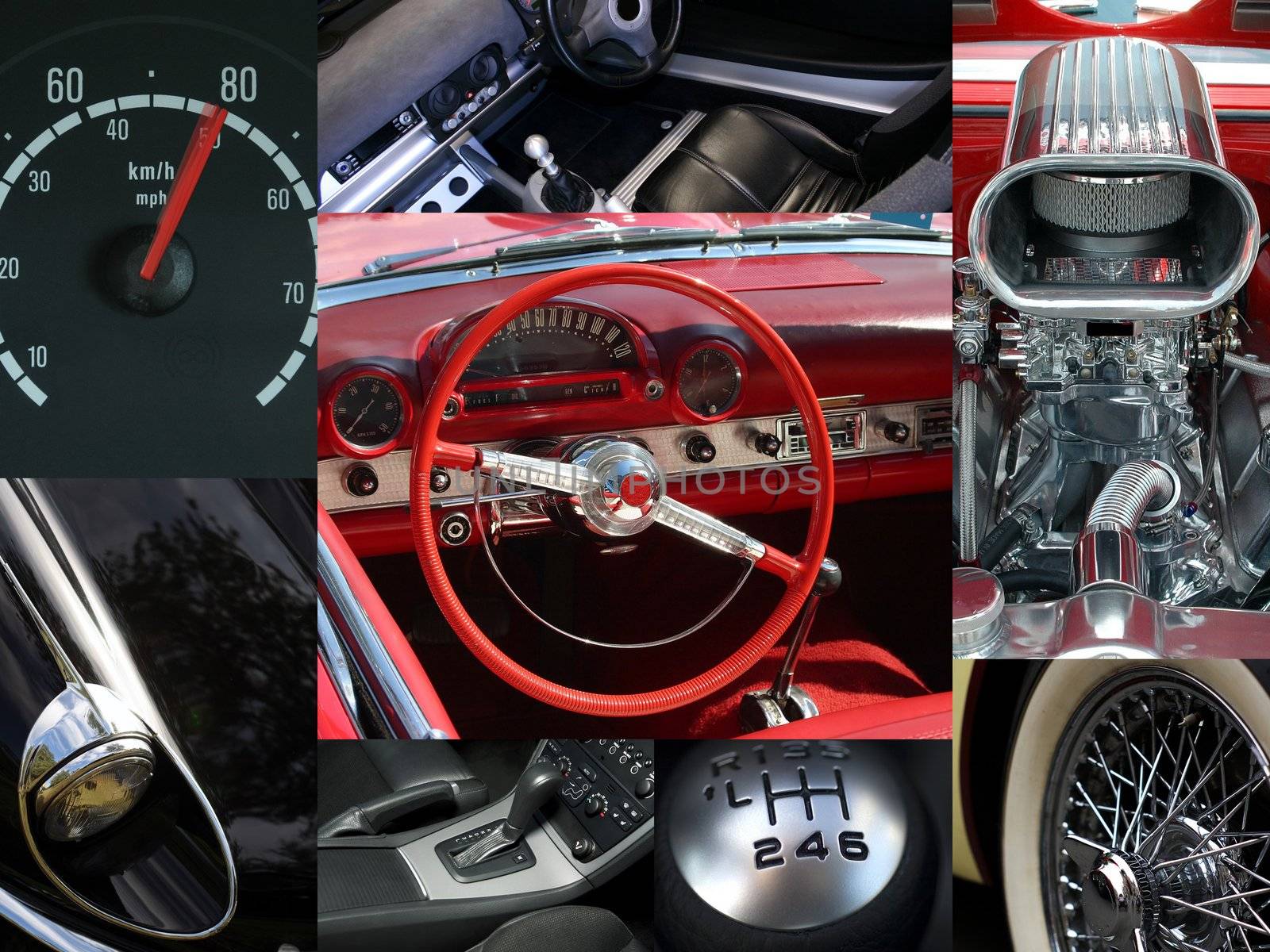 A collage of car  by Baltus